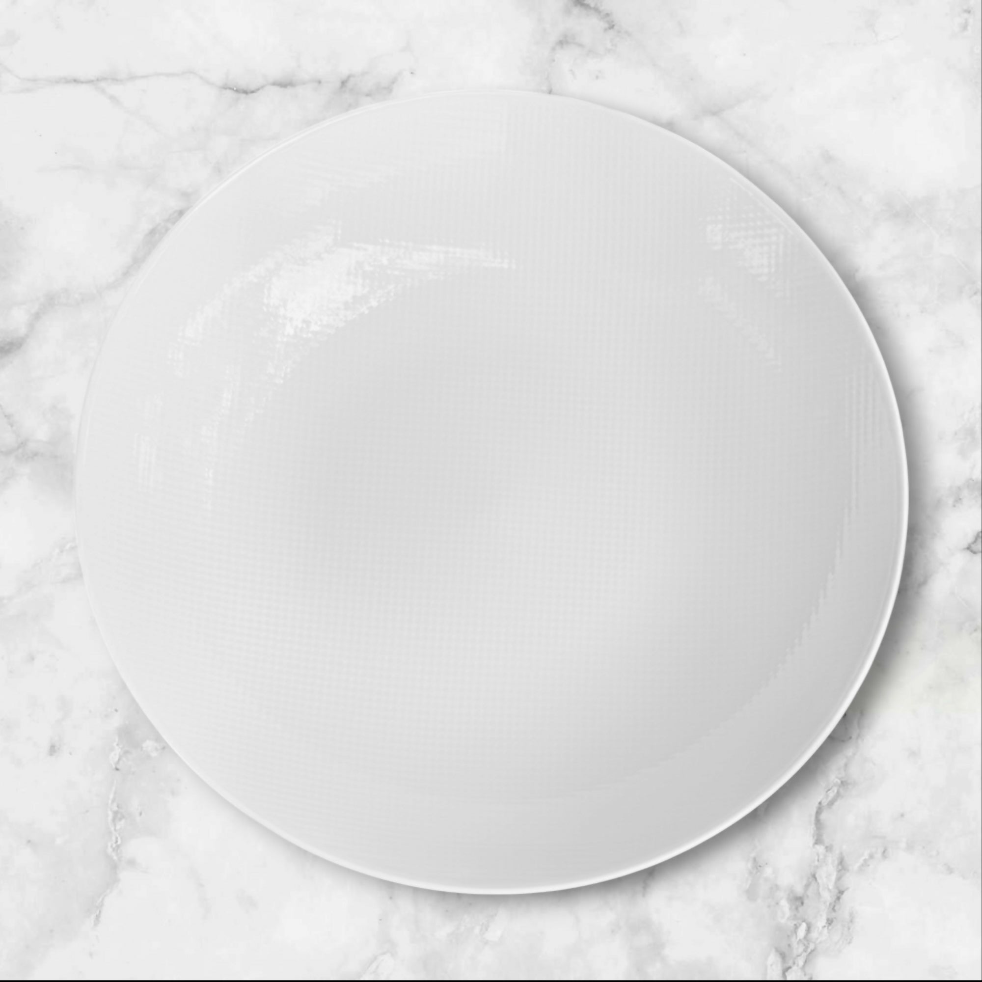 Crate & Barrel Nikko Reflections White Serving Bowl | Rare | Excellent