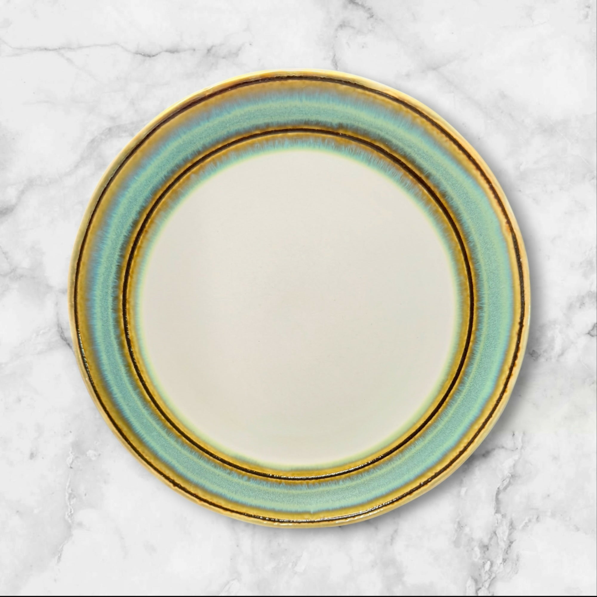 Sango Waves Green Salad Plates Set of 4 | Great Condition