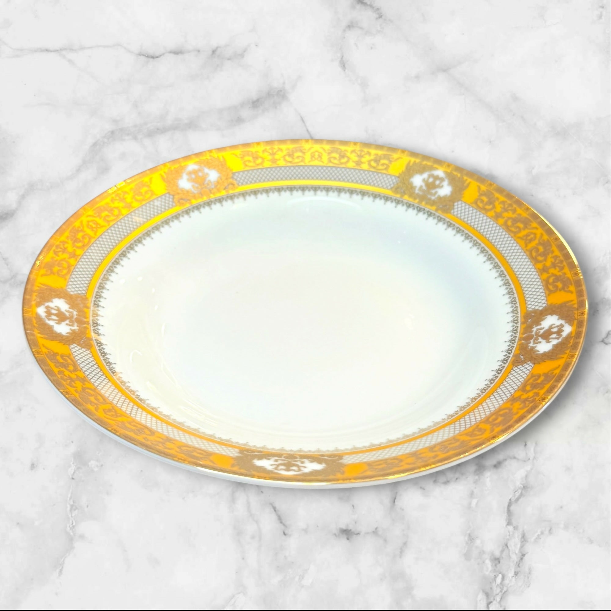 Highgate Manor Contessa Rim Soup Bowls Set of 4 | Great Condition