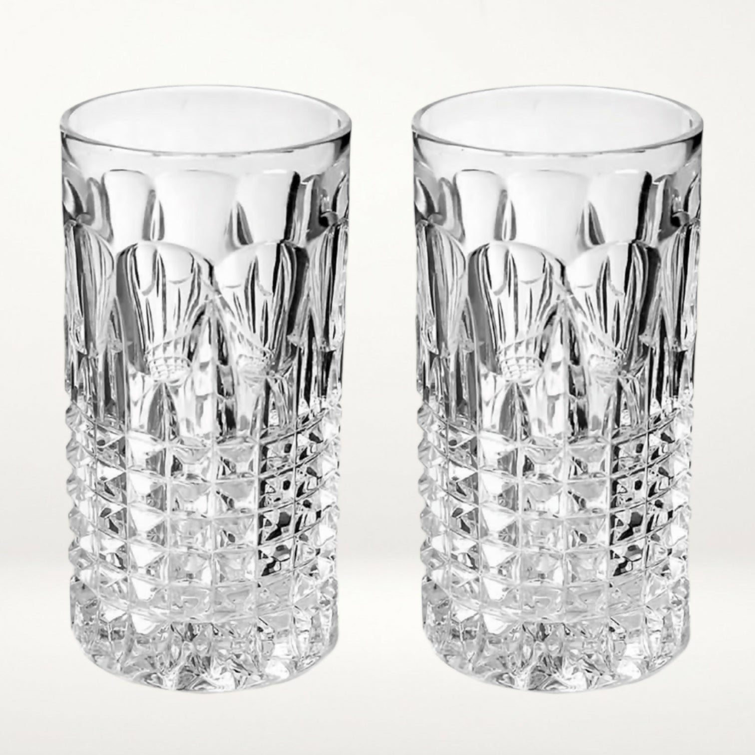 Gorham Crystal Fairfax Highball Glasses | Set of 6 | Excellent Condition