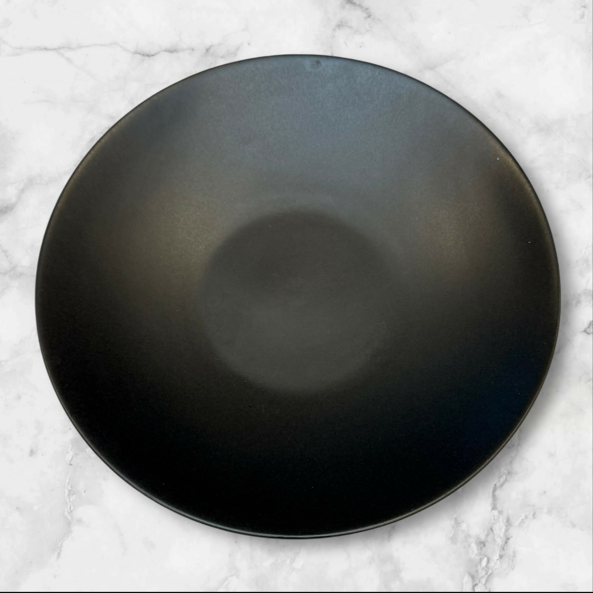 Furio Worldview Onyx Dinner Plates | Set of 4 | Gently Used Matte Black