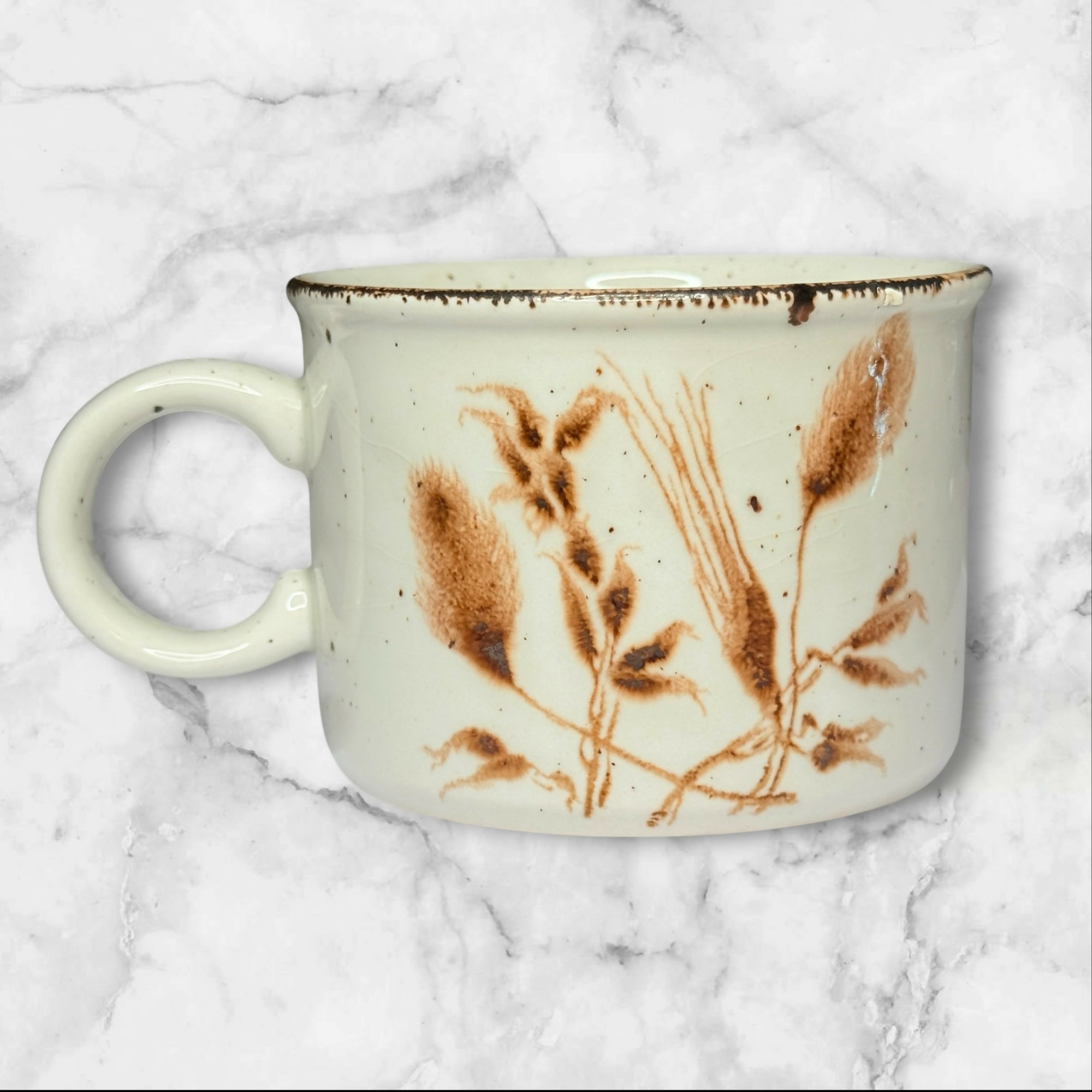 W.R. Midwinter Stonehenge Wild Oats Flat Cups | Set of 2 | Gently Used