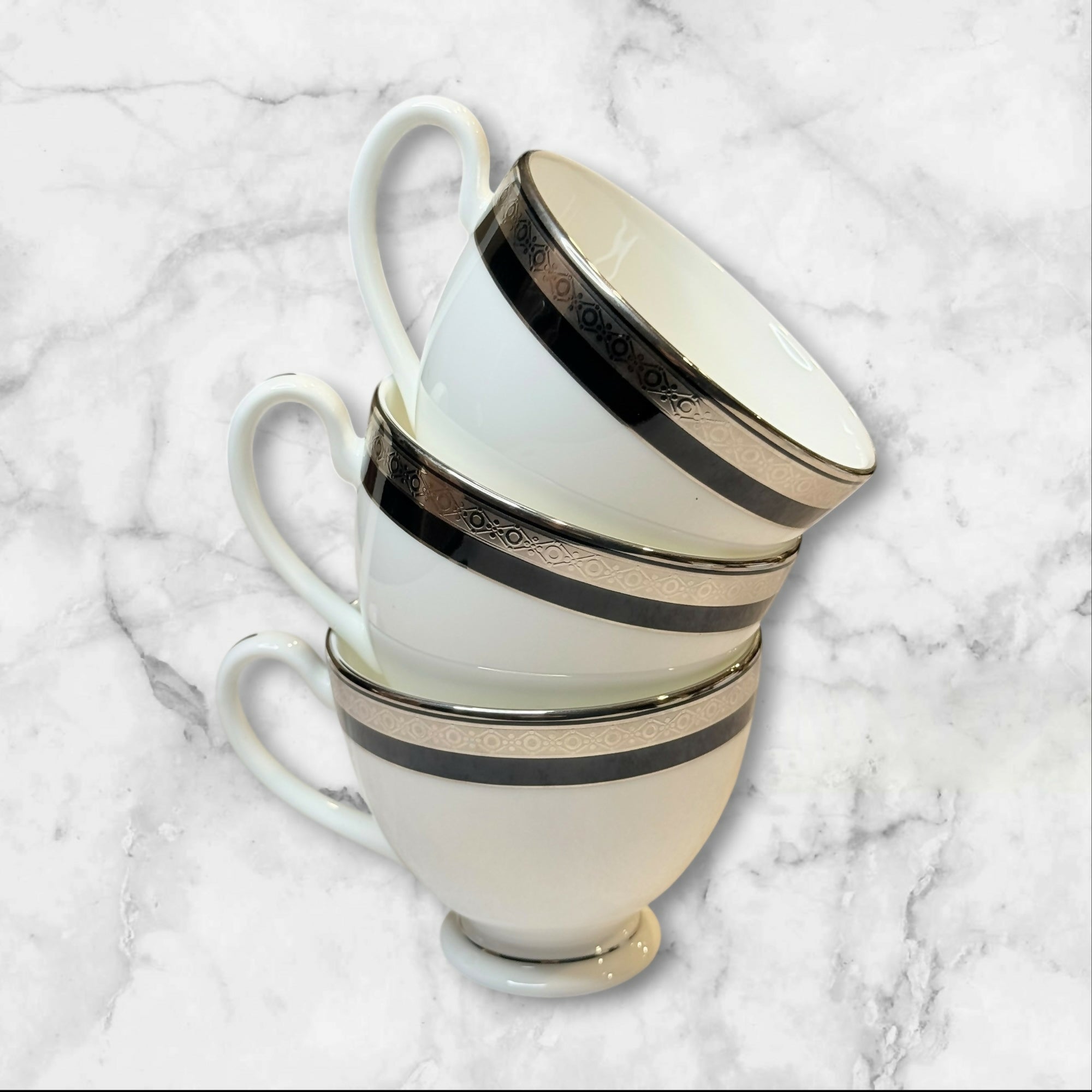 Waterford Colleen Cup & Bread Plate Set | Set of 3 | Excellent Condition