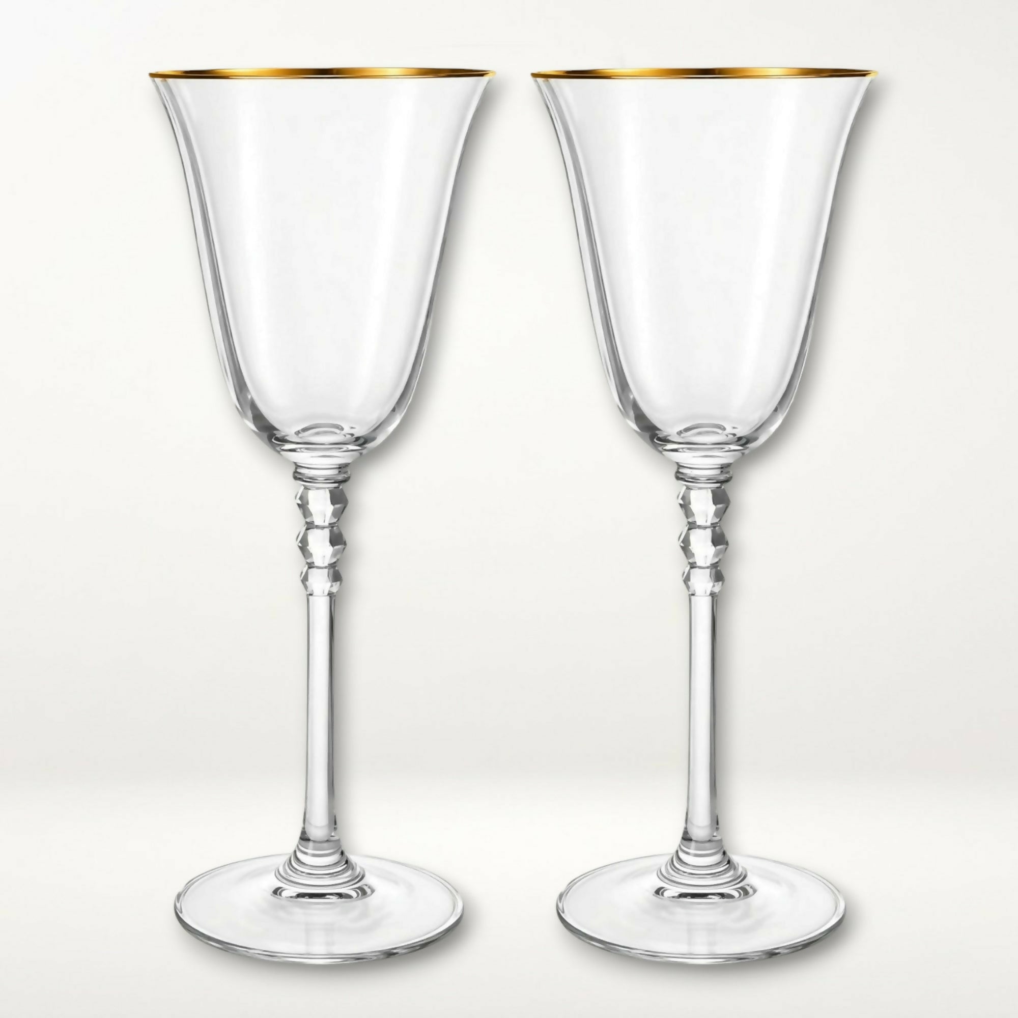 Mikasa Sonata Gold Wine Glasses | Set of 4 | Excellent Condition