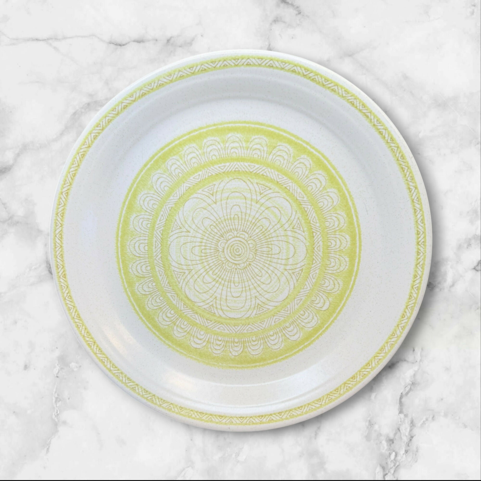 Franciscan Hacienda Green Dinner & Salad Plates Set of 8 | Excellent Condition