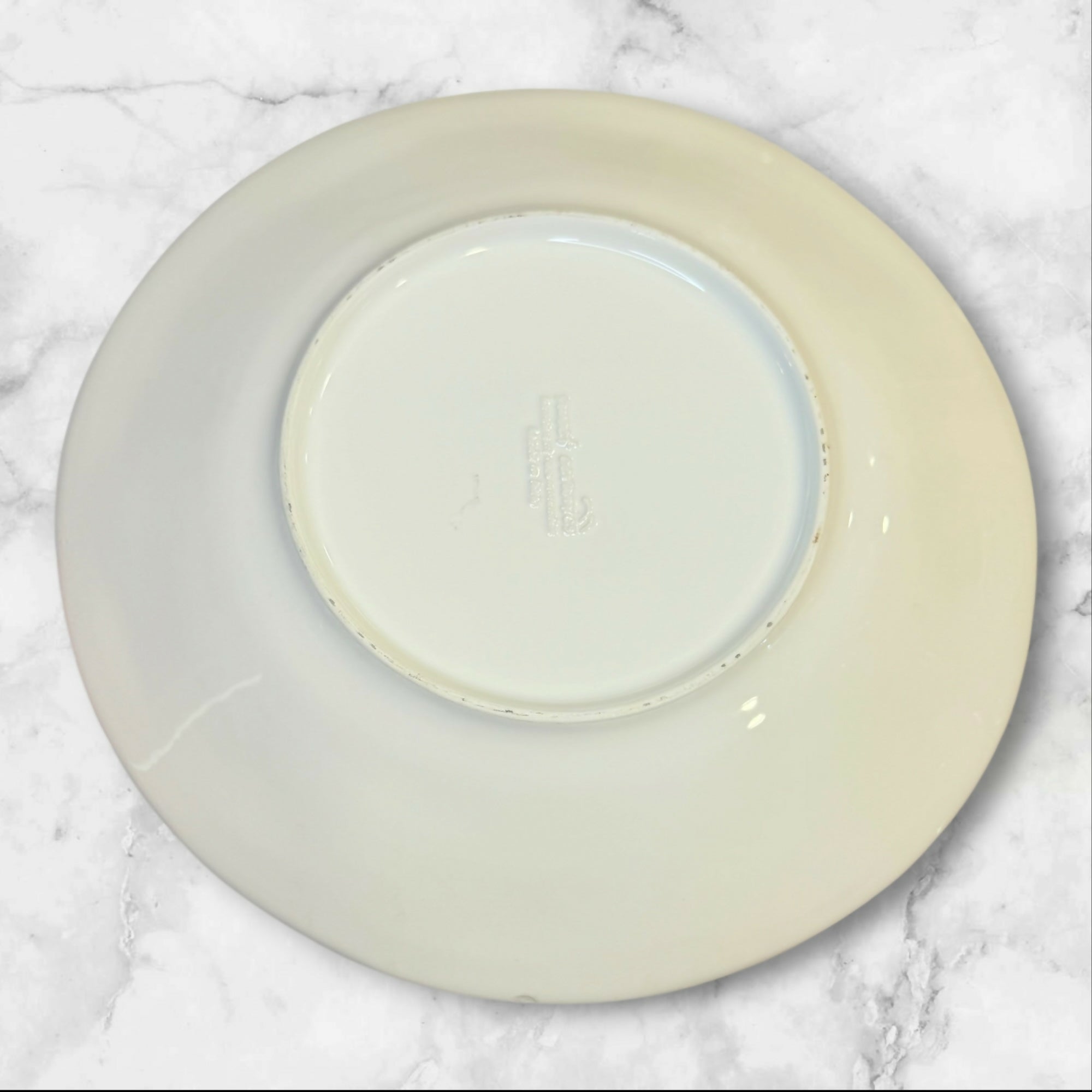 Sweet Ceramics SWZ11W Embossed Dinner Plates | Set of 2 | Excellent Condition