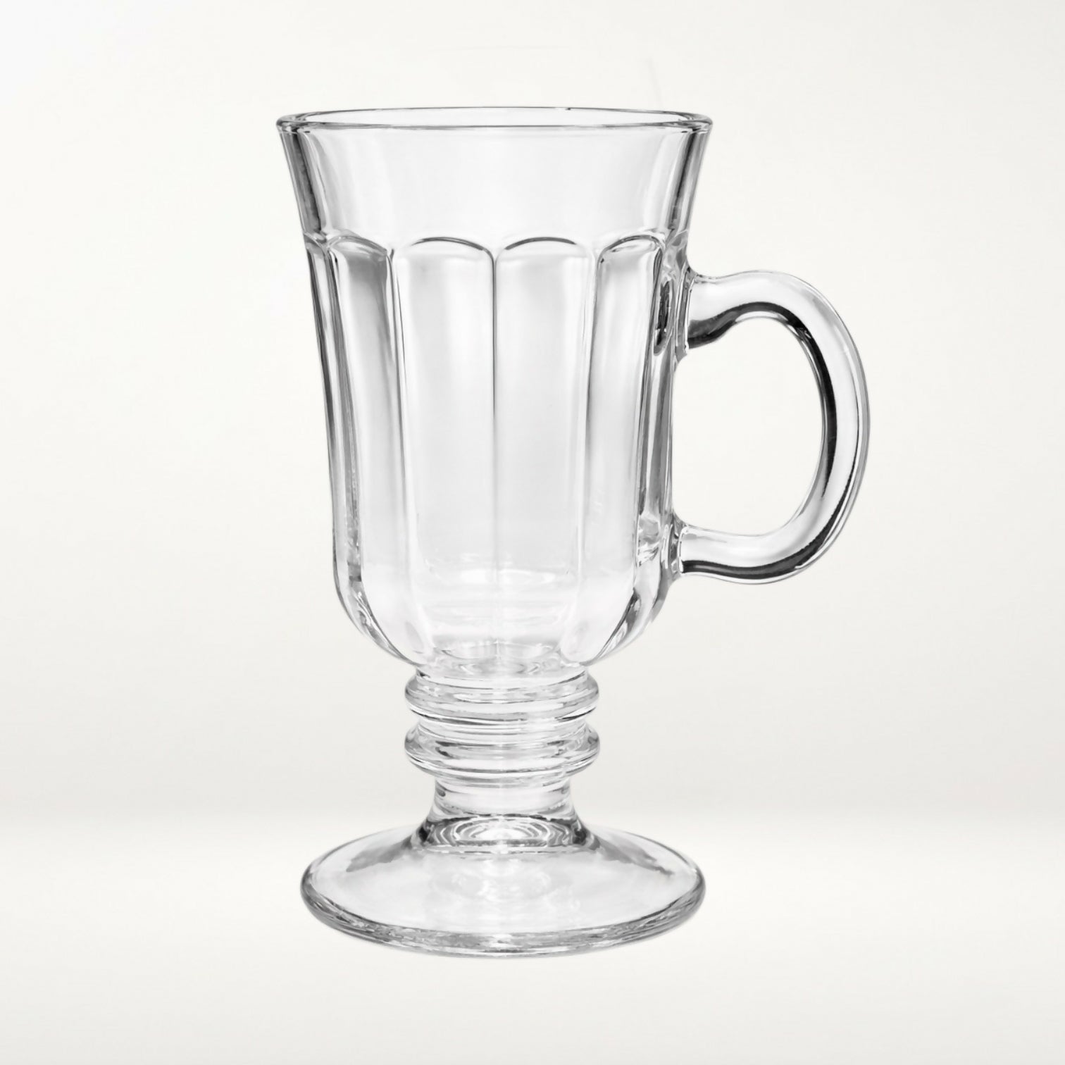 Portuguese Glass Irish Coffee Mugs | Set of 2 | Gently Used