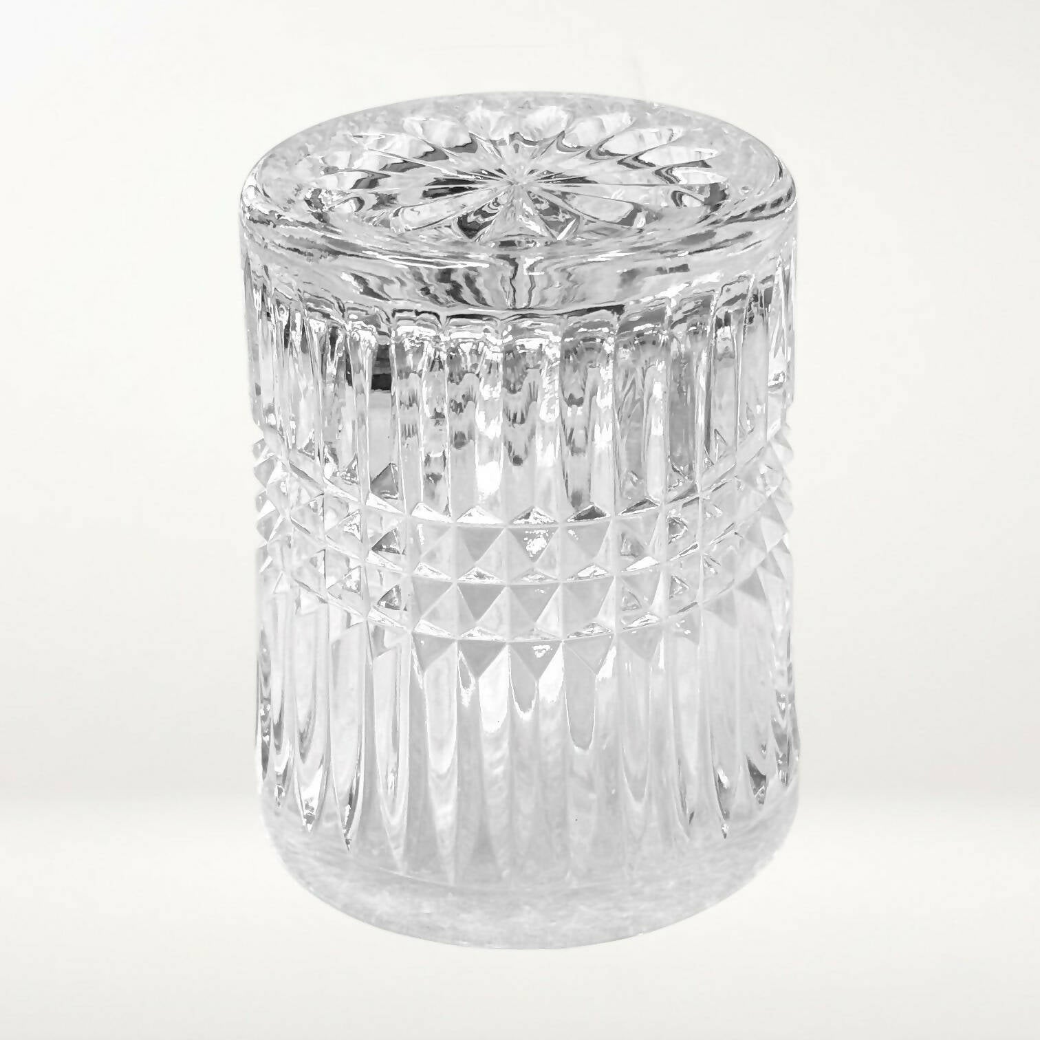 Fostoria Aspen Old Fashioned Glass | Pressed Crystal Look | Excellent Condition