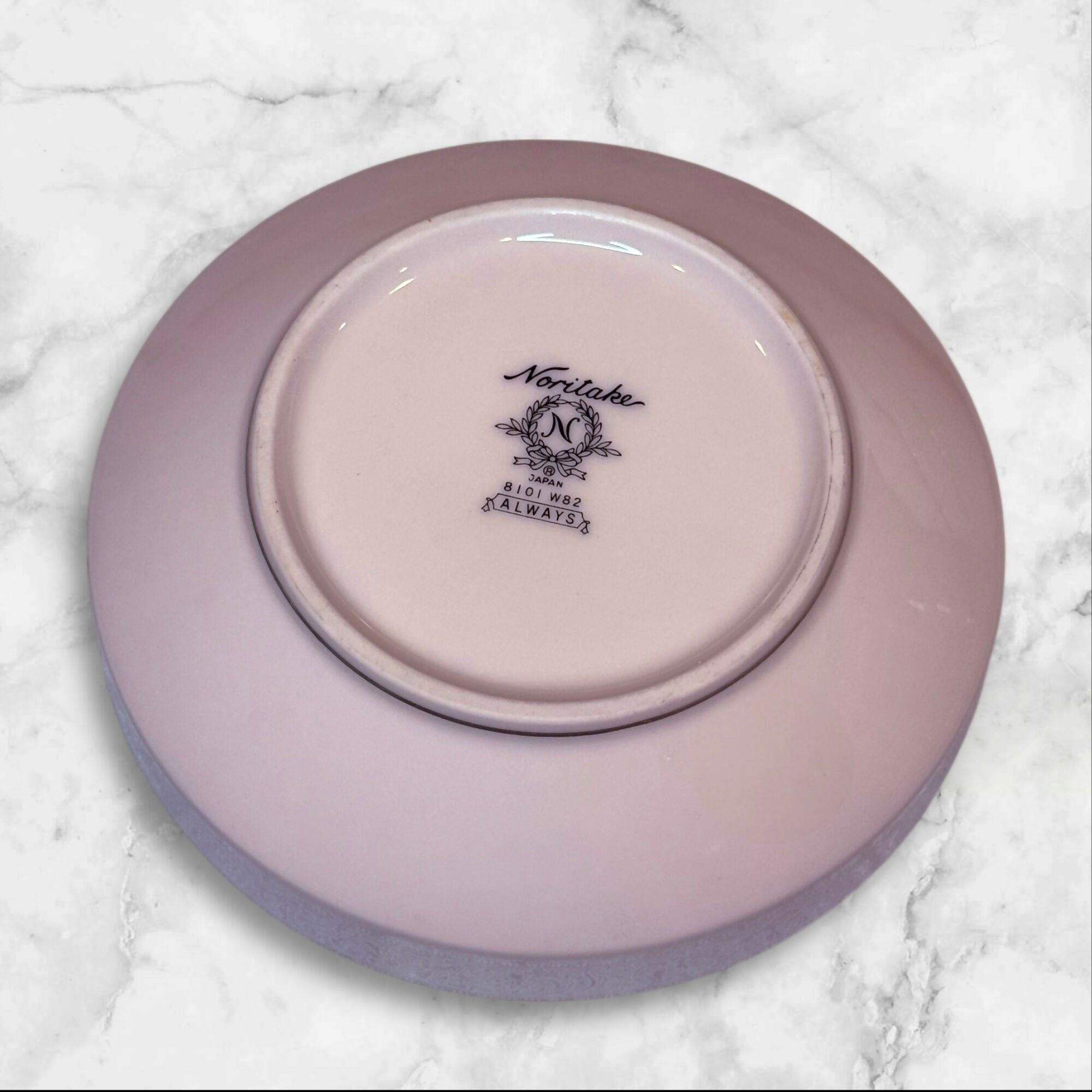 Noritake Always Pink Platinum Rim Cereal Bowls | Set of 4 | Excellent Condition