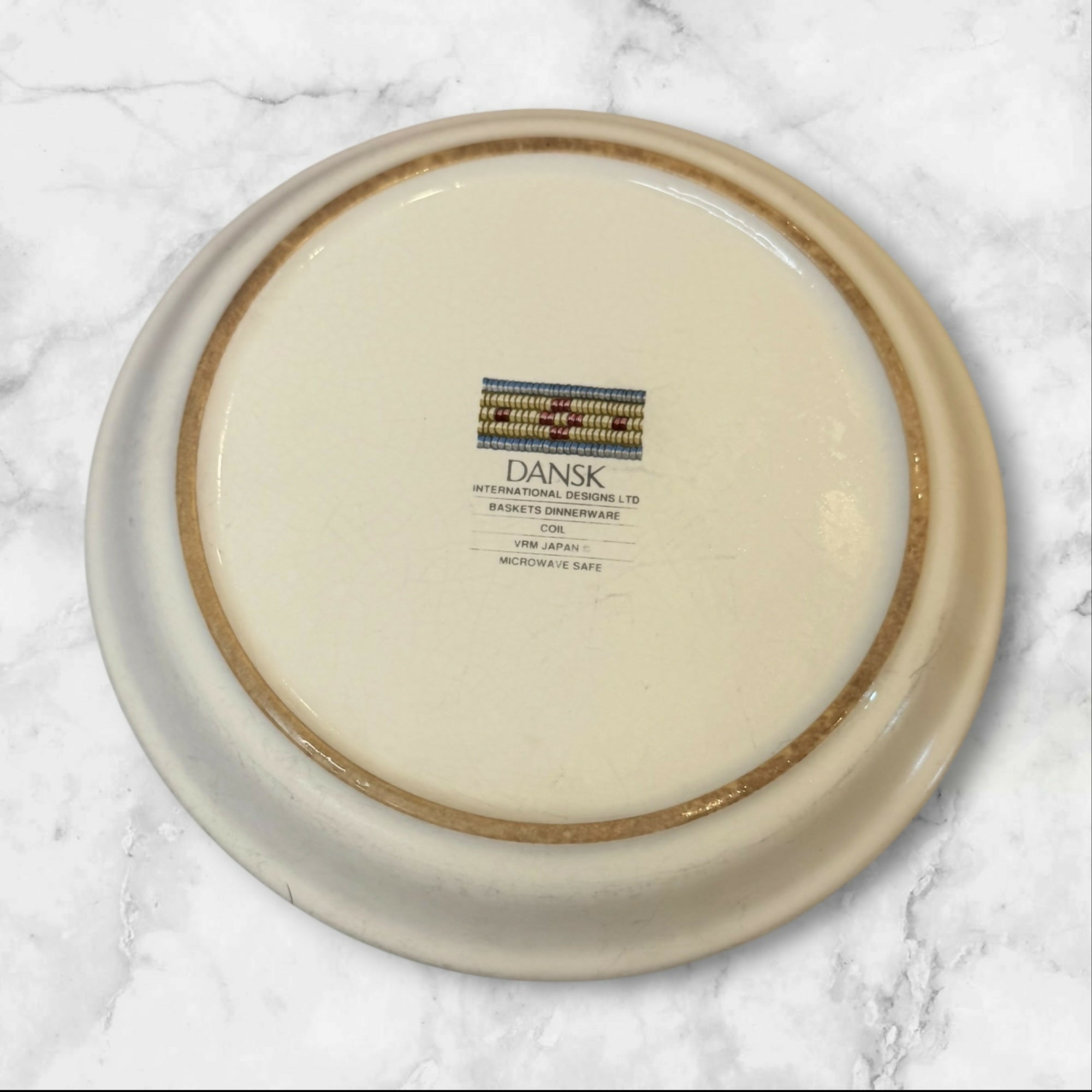Dansk Coil Stoneware Dinner & Salad Plates Set | Set of 4 | Excellent Used