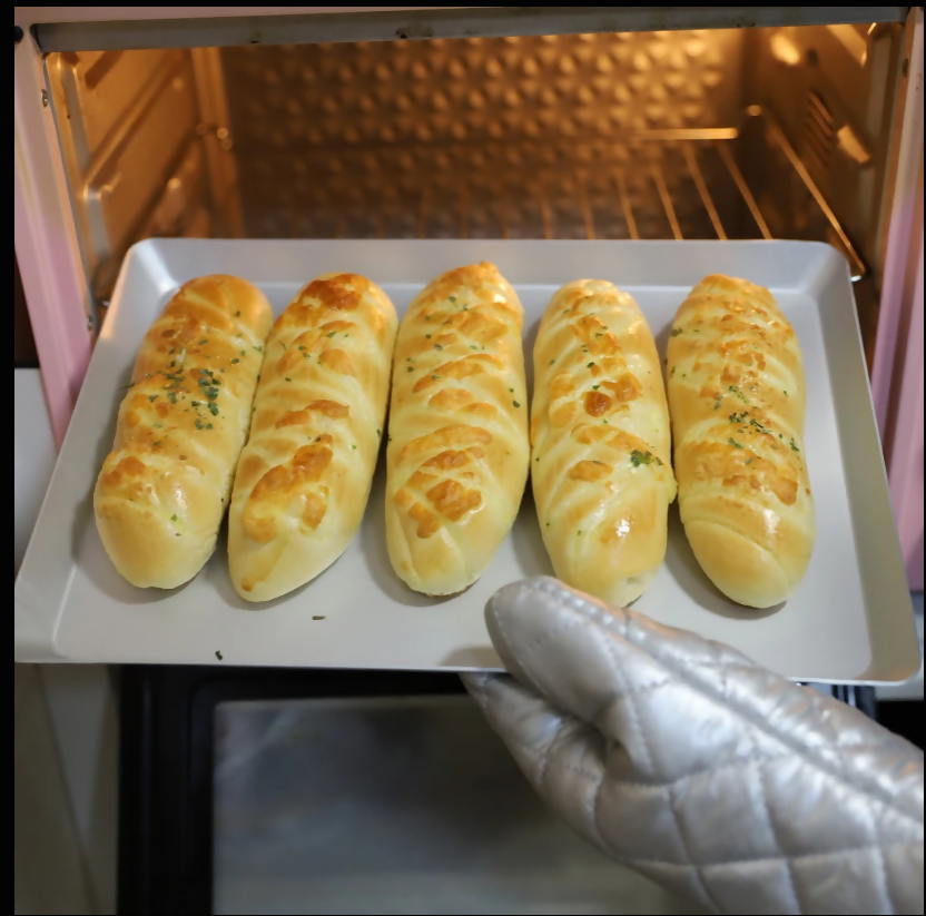 ANYGLEAM Baking Tray 2Pcs Rectangular Oven Pastry Sheet Pan
