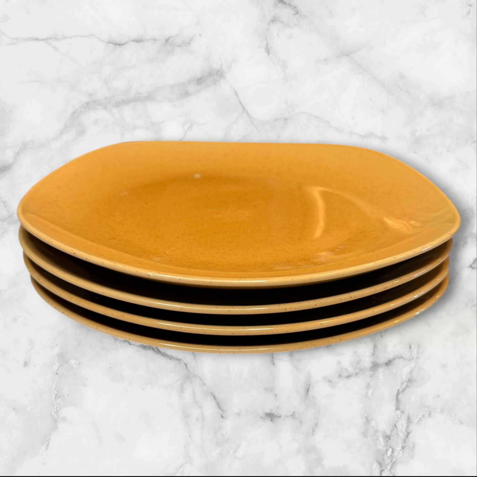 Furio FUO54 Honey Gold Dinner Plates | Set of 4 | Great Condition