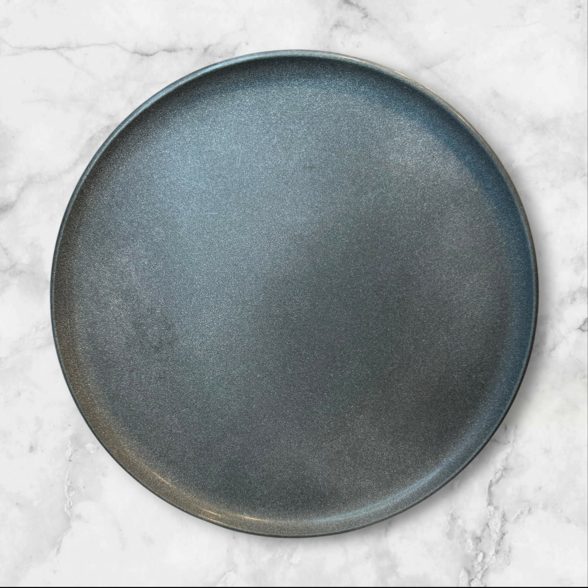 Crate & Barrel Matte Black Dinner Plates | Set of 4 | Gently Used