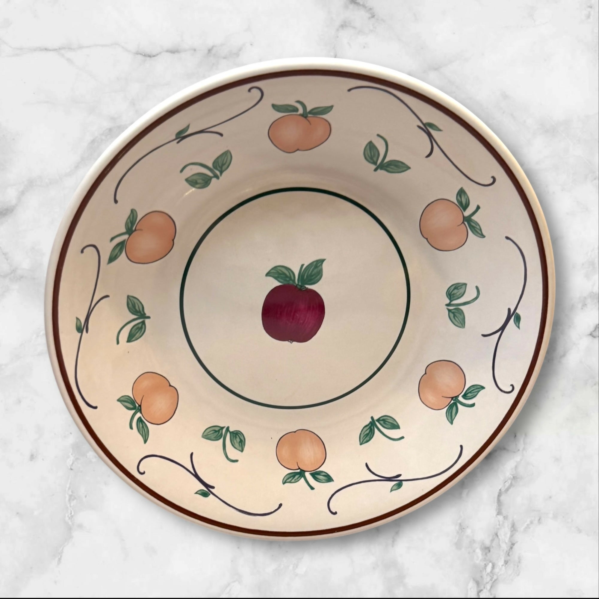 Princess House Orchard Medley Coupe Soup Bowls Set of 4 | Excellent