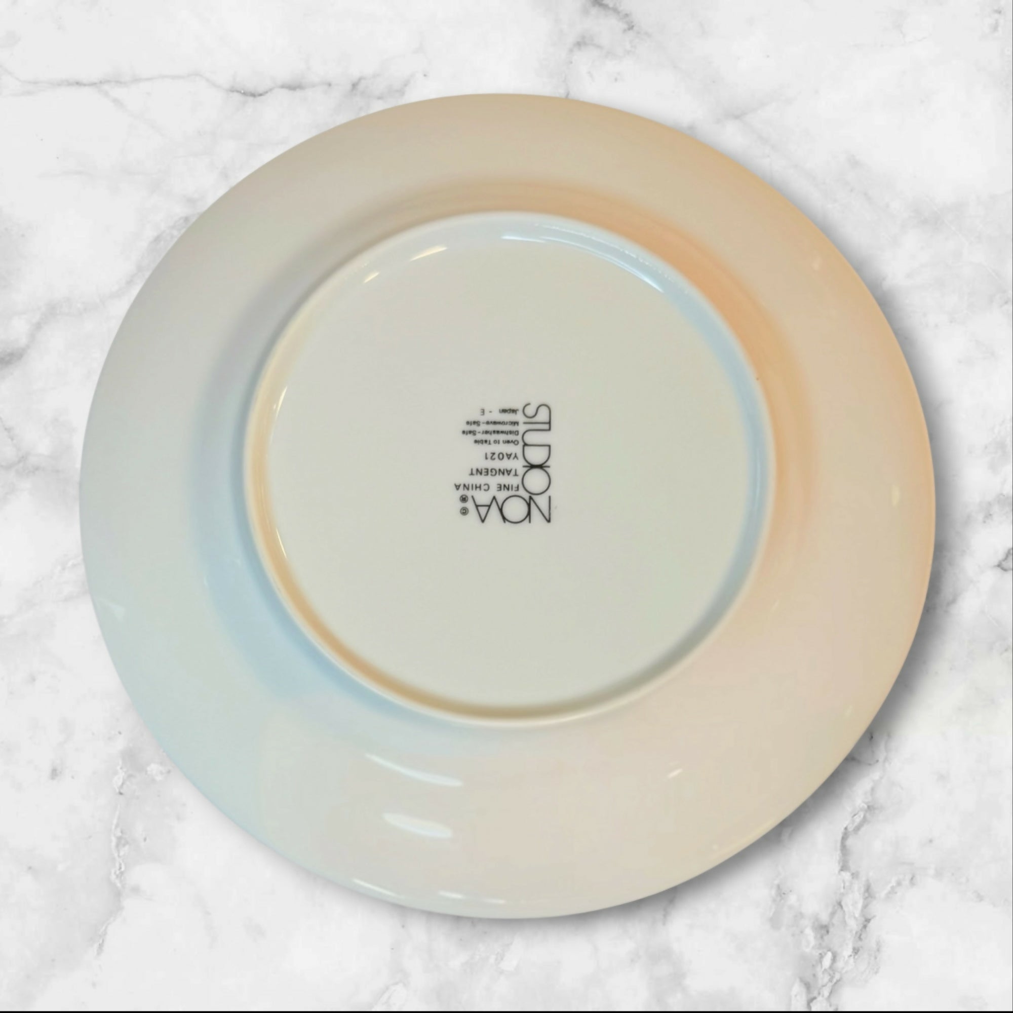 Studio Nova Tangent Black Blue Salad Plates | Set of 4 | Excellent Condition