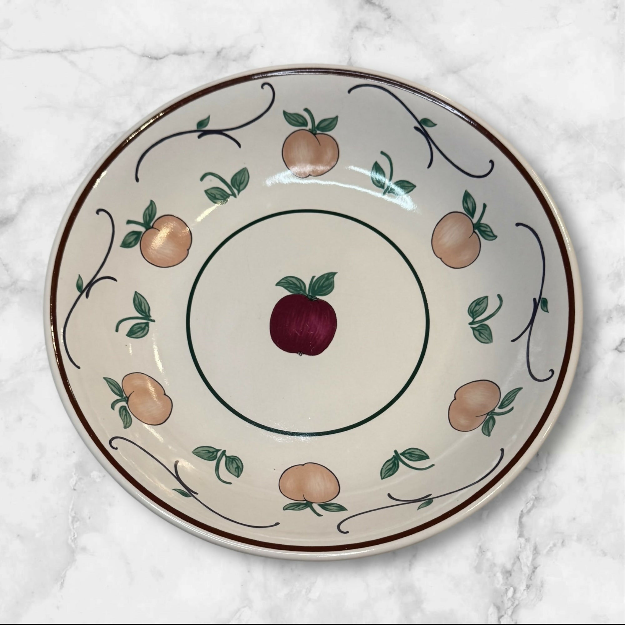Princess House Orchard Medley Coupe Soup Bowls Set of 4 | Excellent