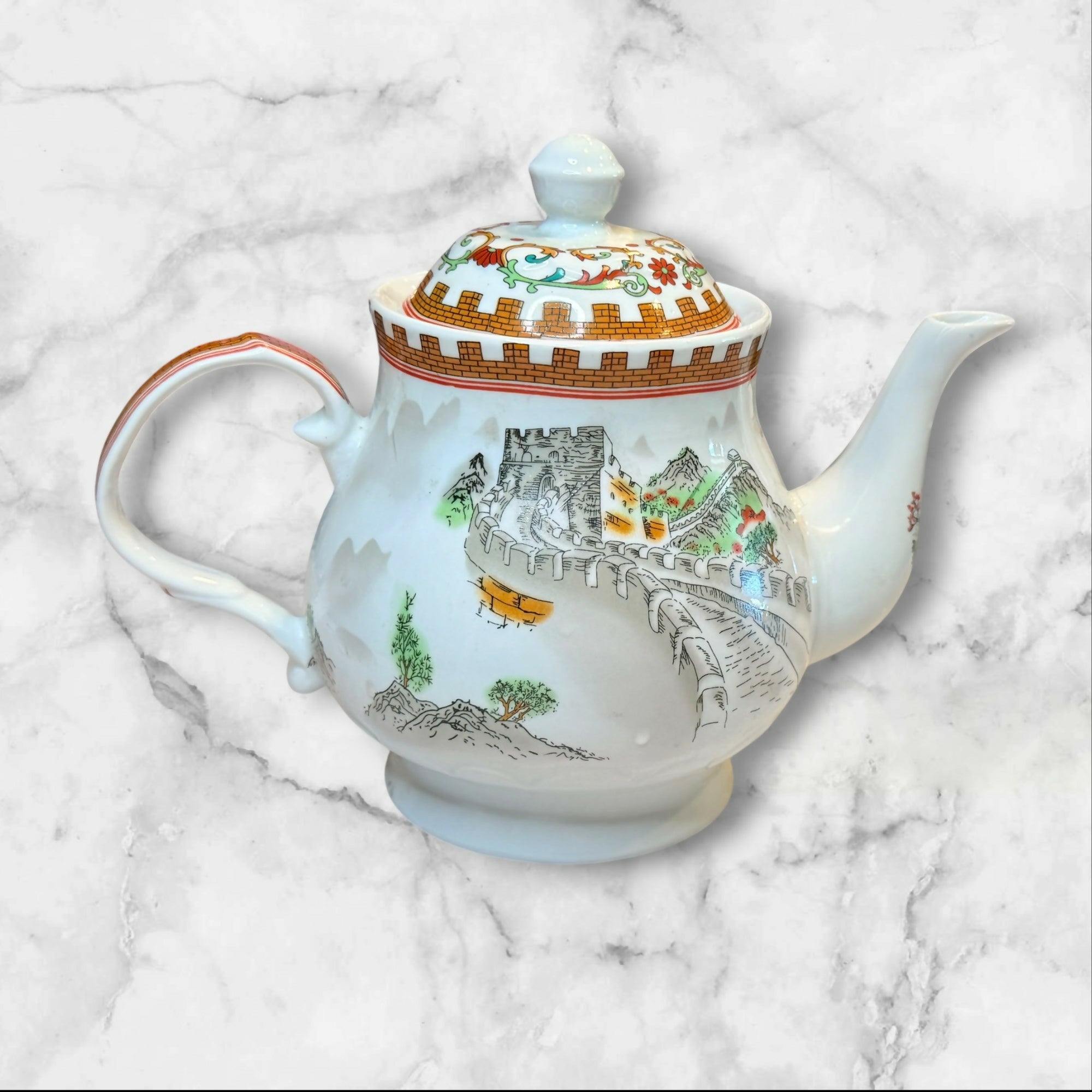 Yifaciyi Great Wall Porcelain Teapot | Lidded Tea Pot | Great Condition
