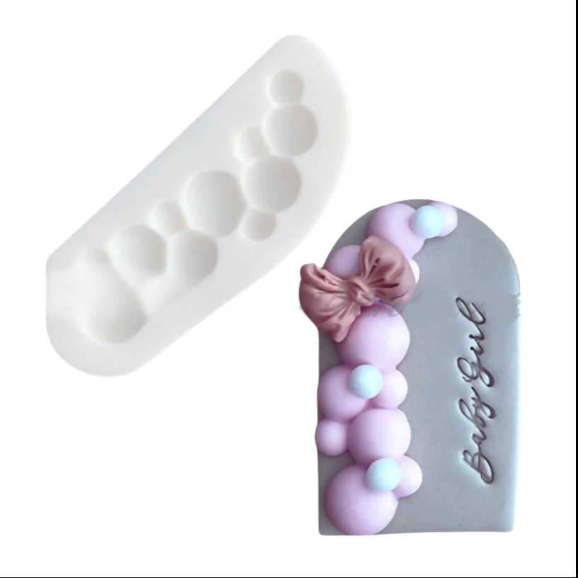 Anygleam Fondant Molder Bubbles Silicone Cake Baking Modelling Equipment