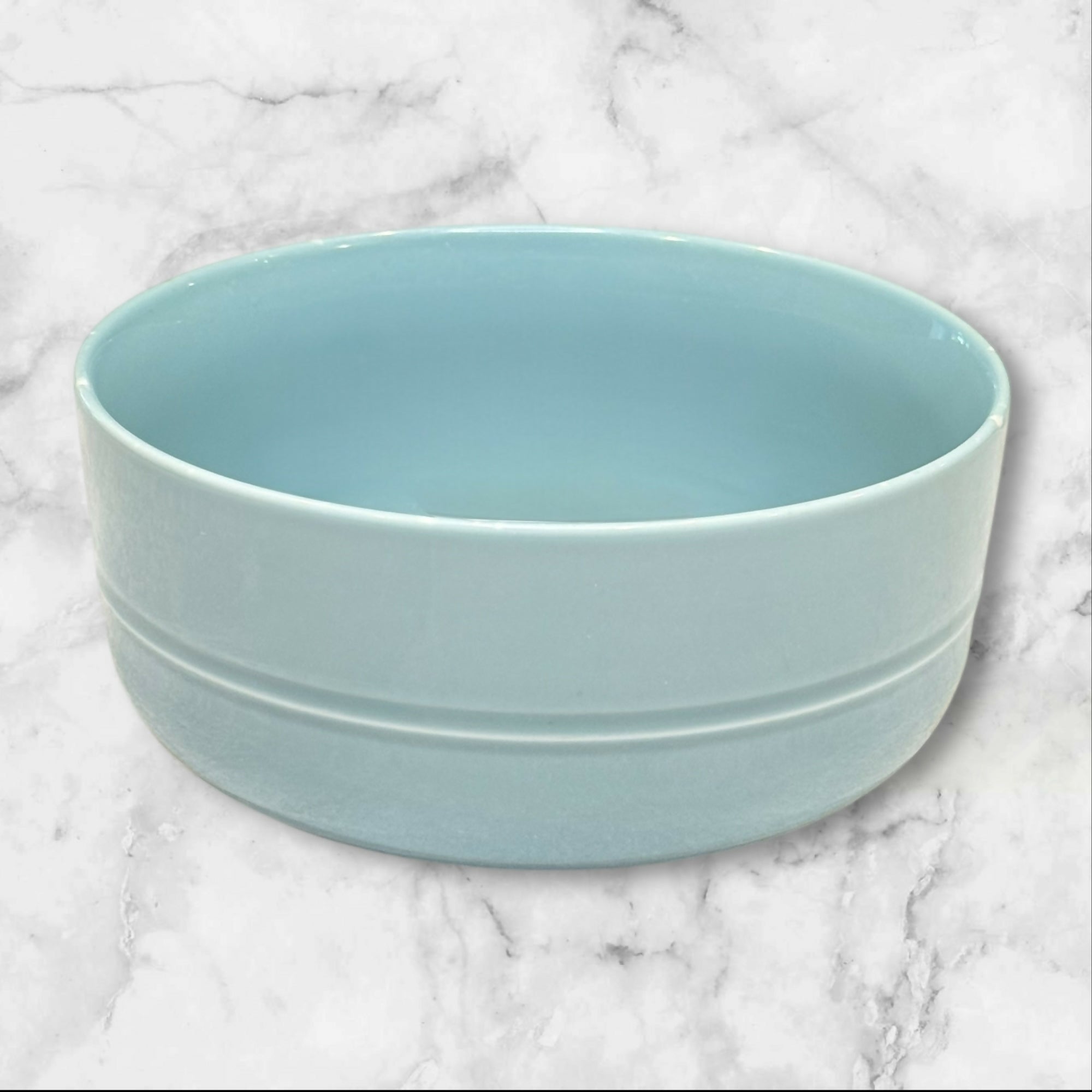 Crate & Barrel Hue Green & Blue Bowls | Set of 5 | Good Condition