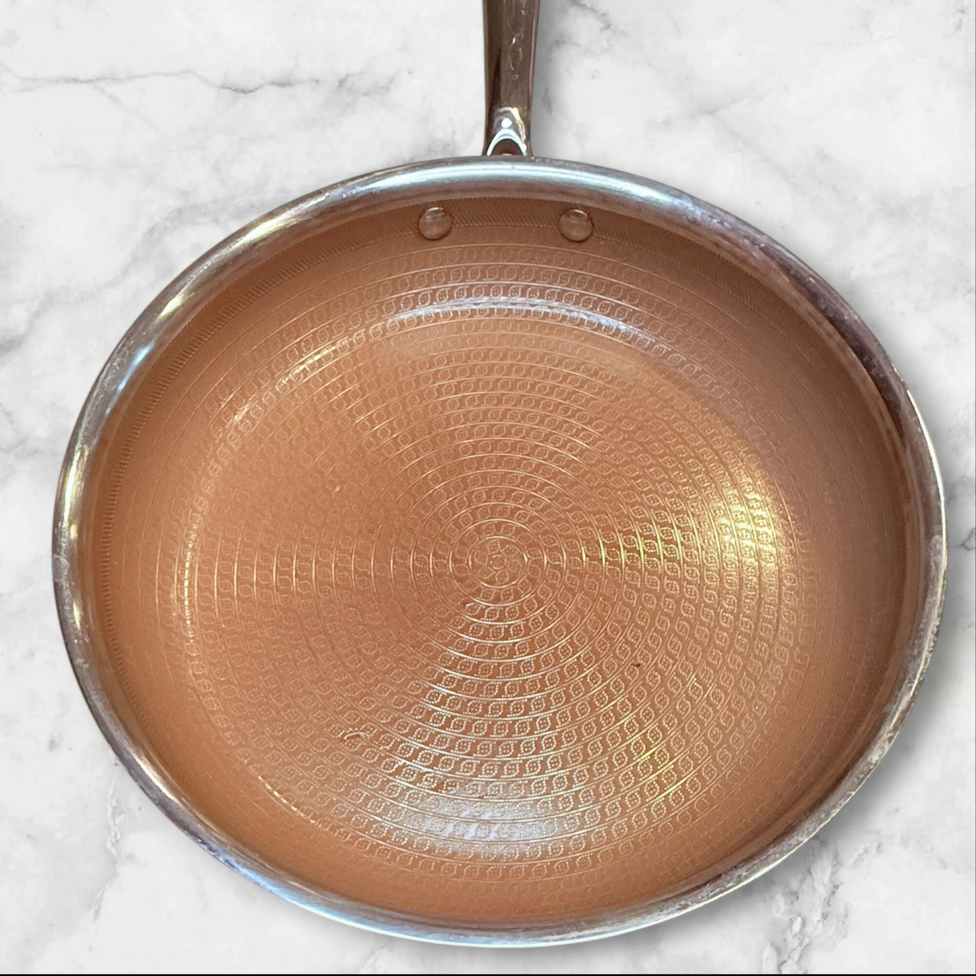 Bergner Tri-Ply Copper Ceramic Fry Pan Skillet | 10 Inch | Good Used