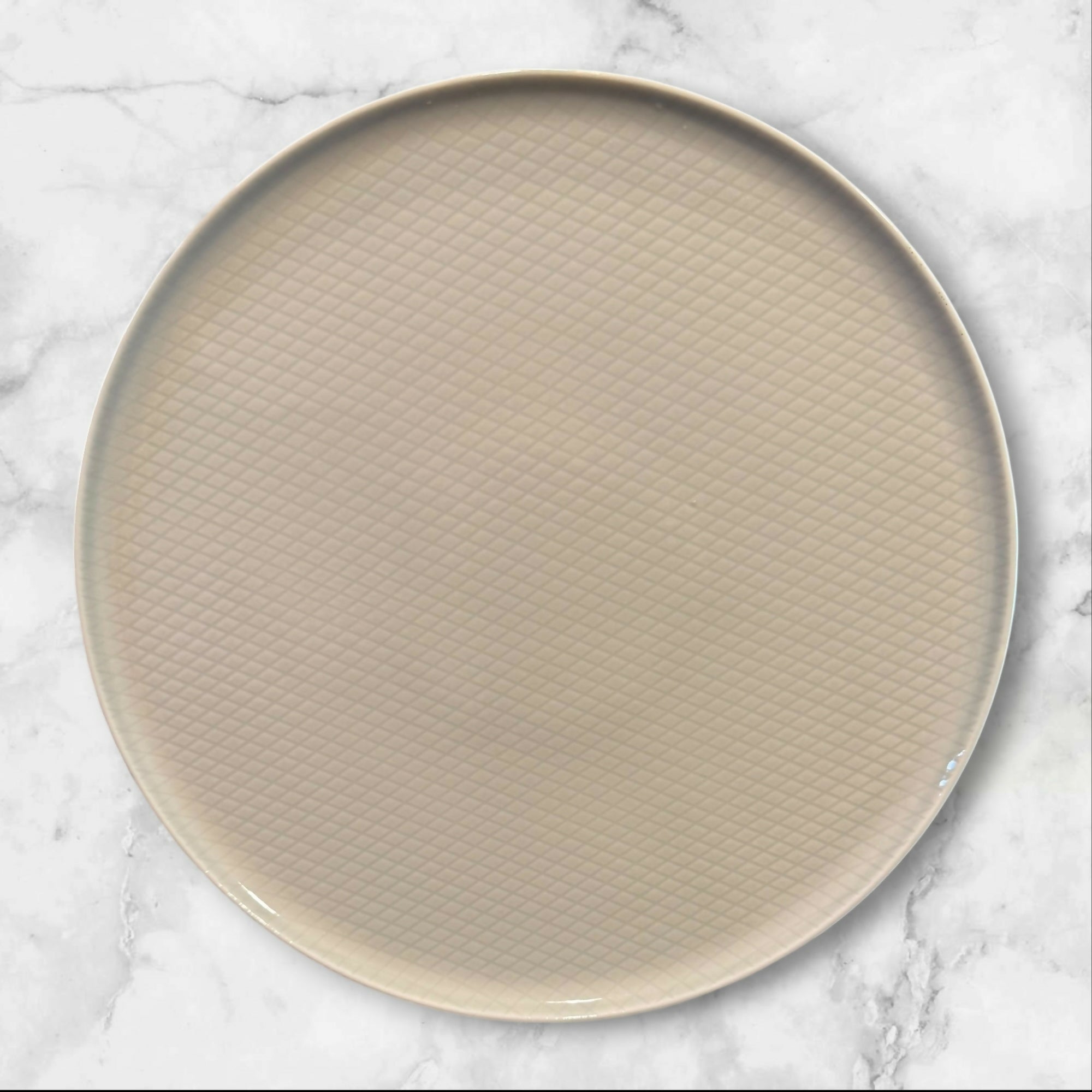 IKEA KRUSTAD Textured Dinner Plates Beige | Set of 4 | Excellent Condition