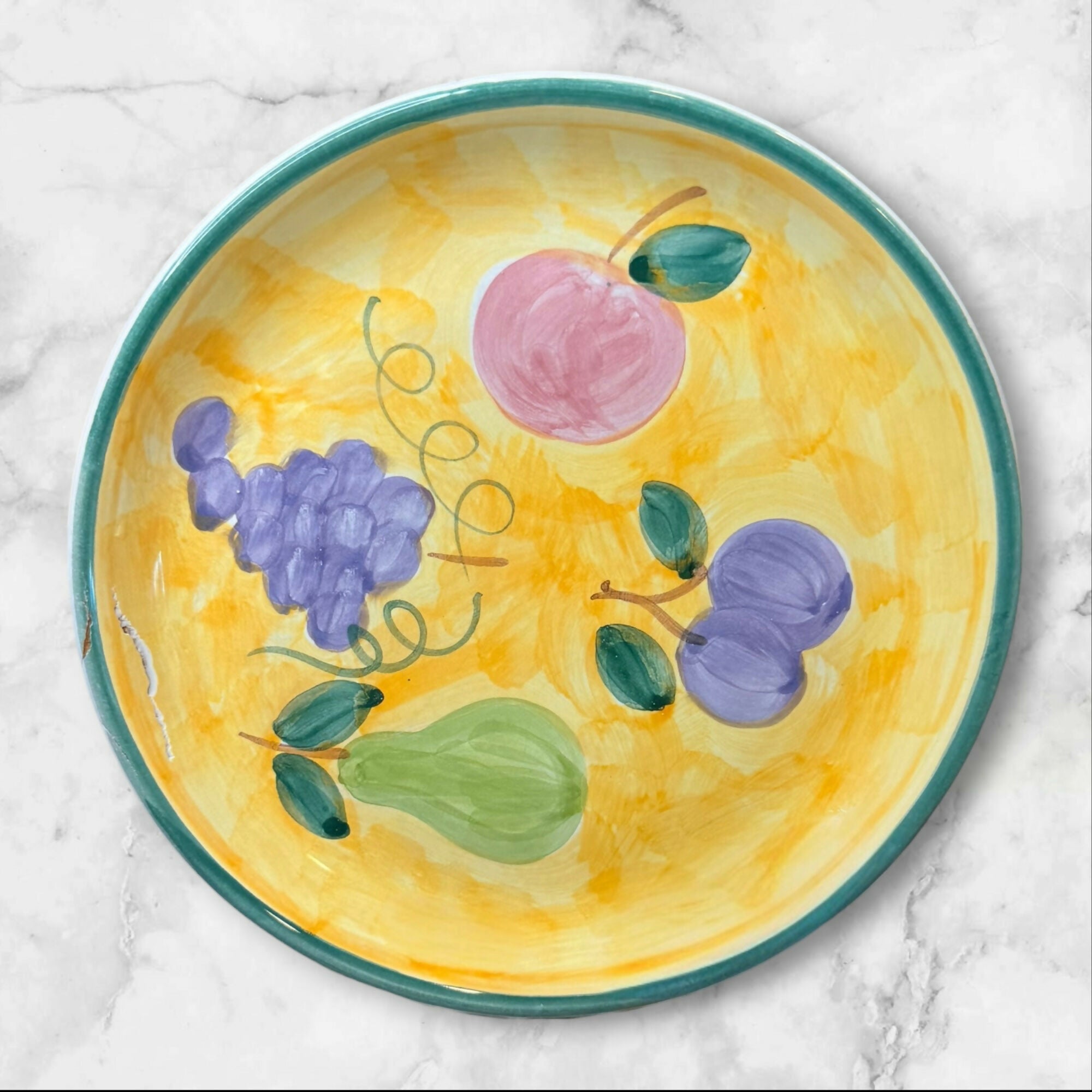 Caleca Frutta Italian Dinner & Salad Plates | Set of 8 | Great Condition