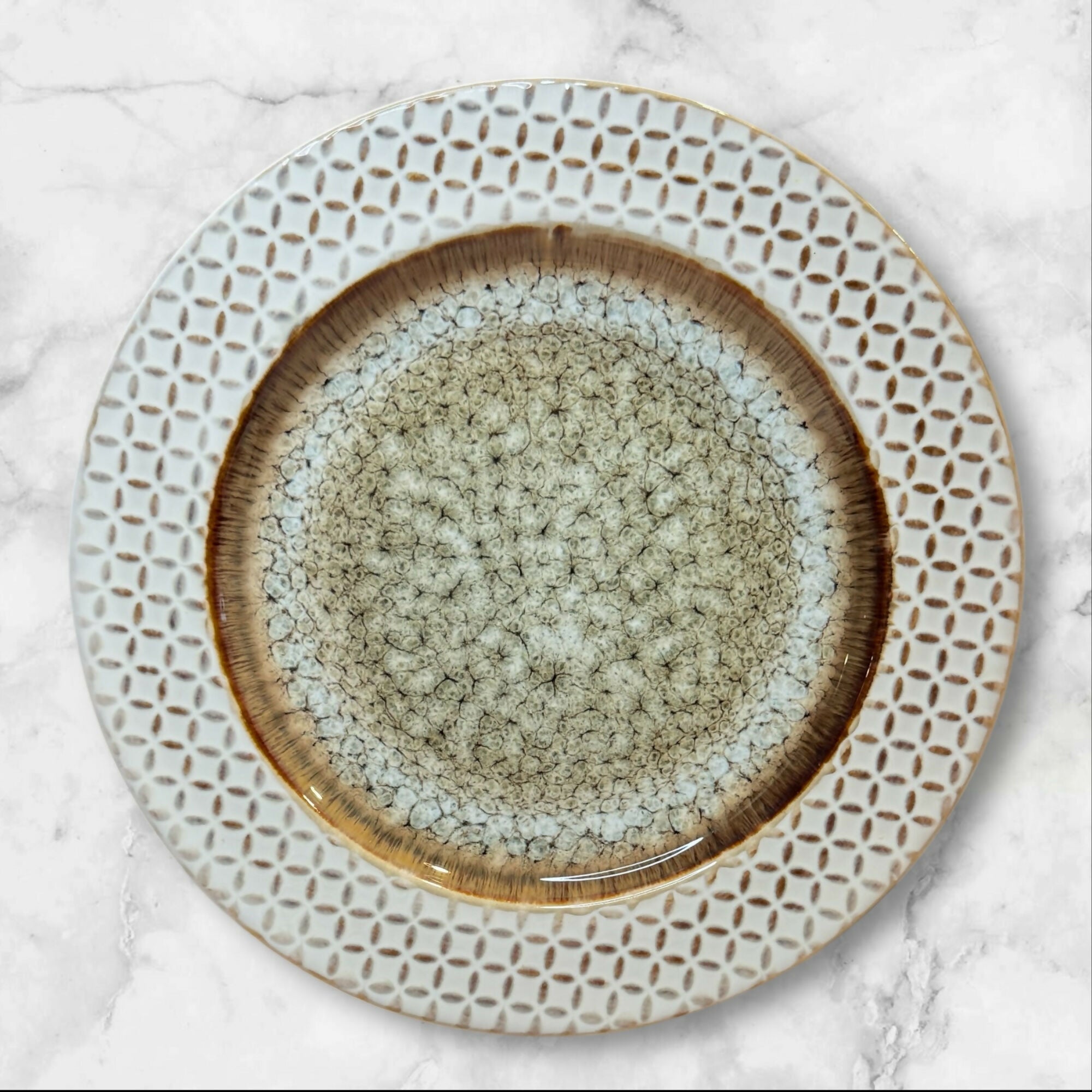 American Atelier Piper Dinner Plates Set of 4 Stoneware 10.75”