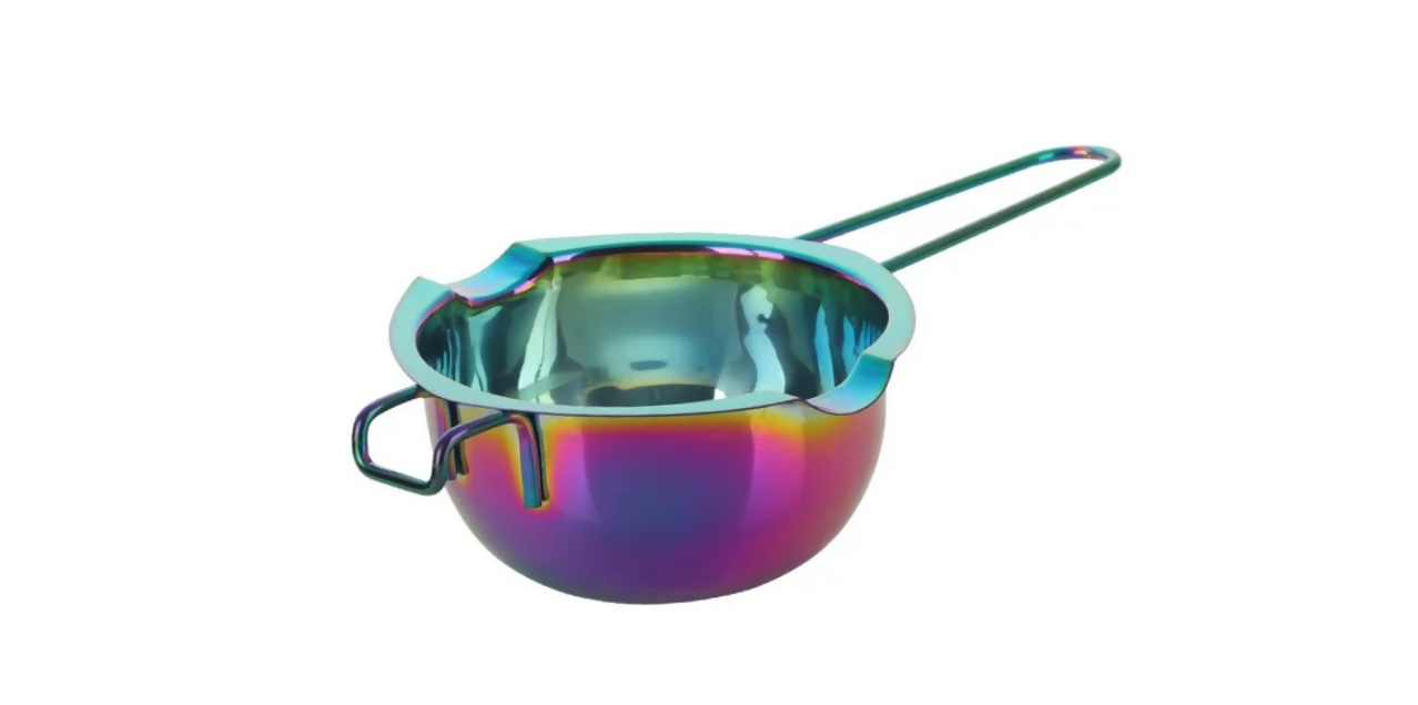 Anygleam Melting Pot 1Pc Rainbow no.0 Chocolate Melt Cookware Kitchen Heating Container Milk Bowl Baking Tool Kitchenware