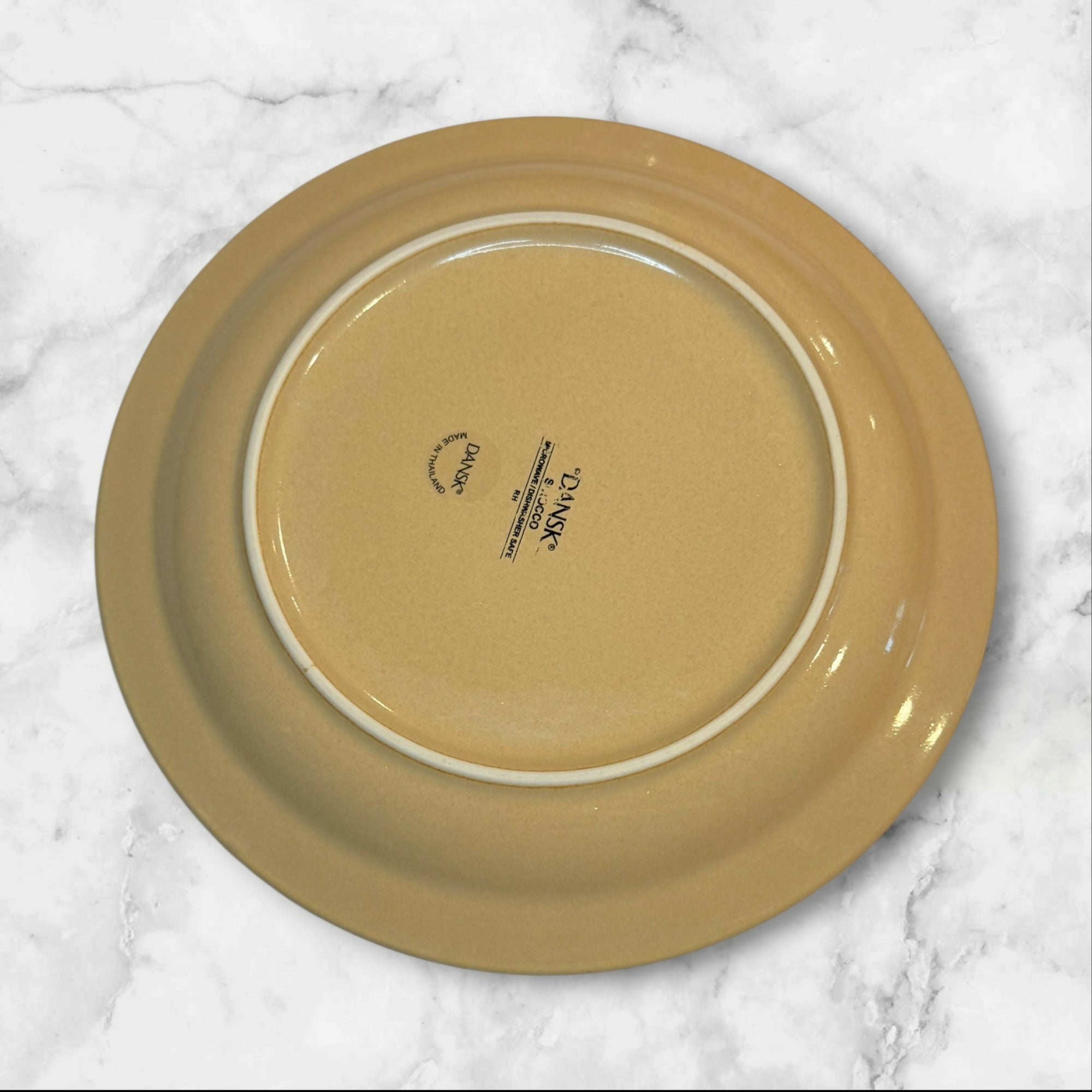 Dansk Bistro Sand Dinner Plates | Set of 4 | Gently Used Condition