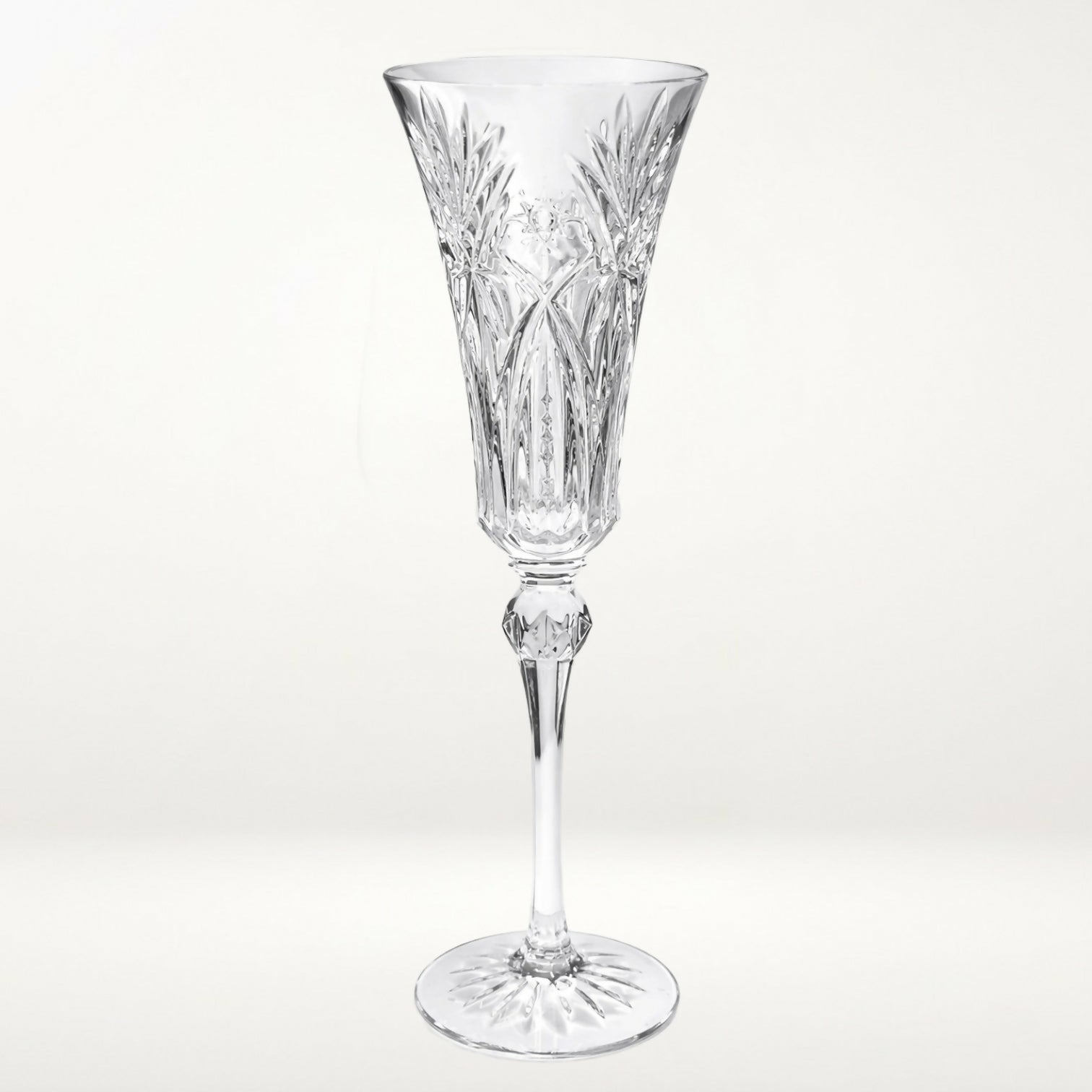 Cristal D’Arques Vincennes Cut Crystal Champagne Flutes | Set of 2 | Excellent Condition