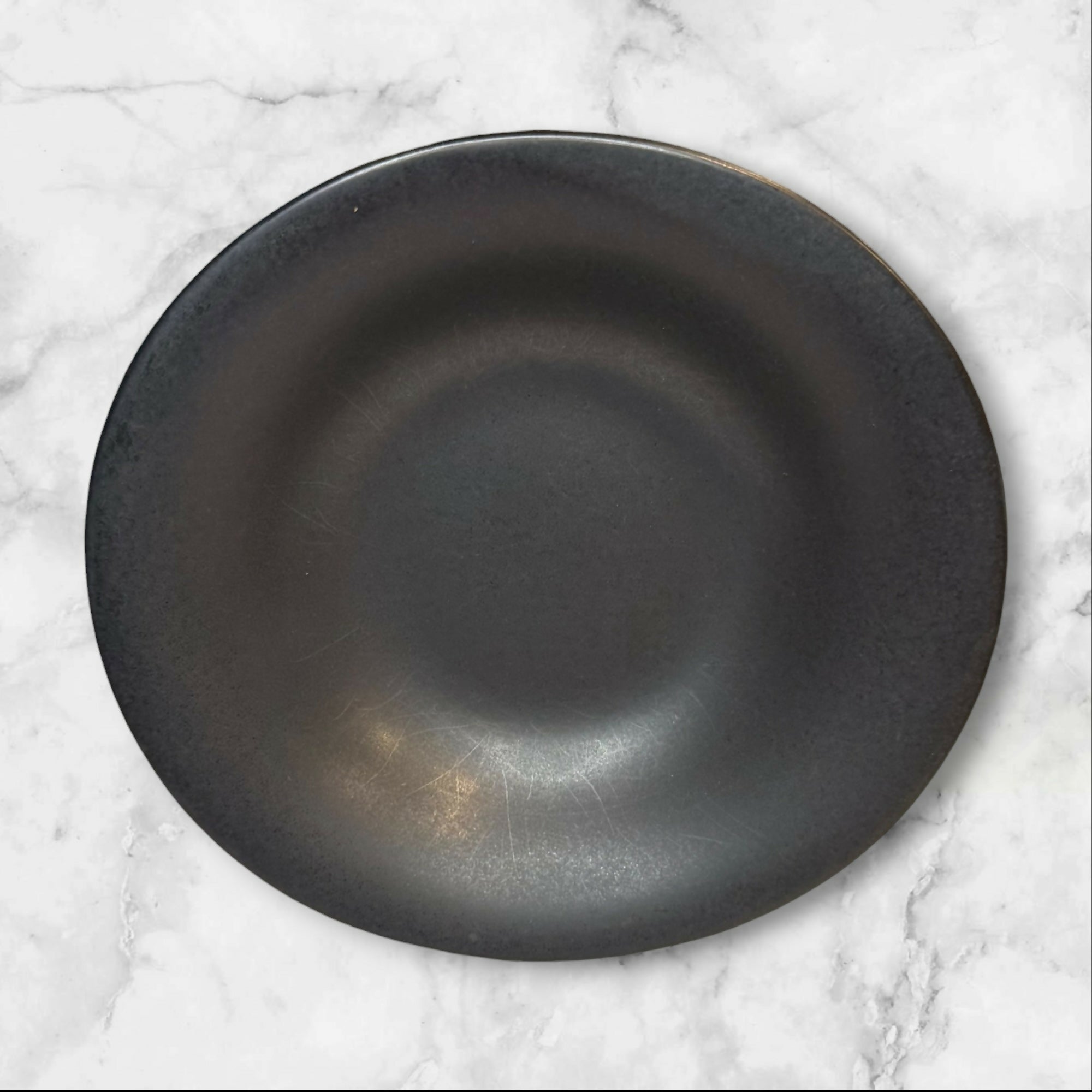 Pottery Barn Ellipse Black Coupe Soup Bowls | Set of 6 | Good Condition