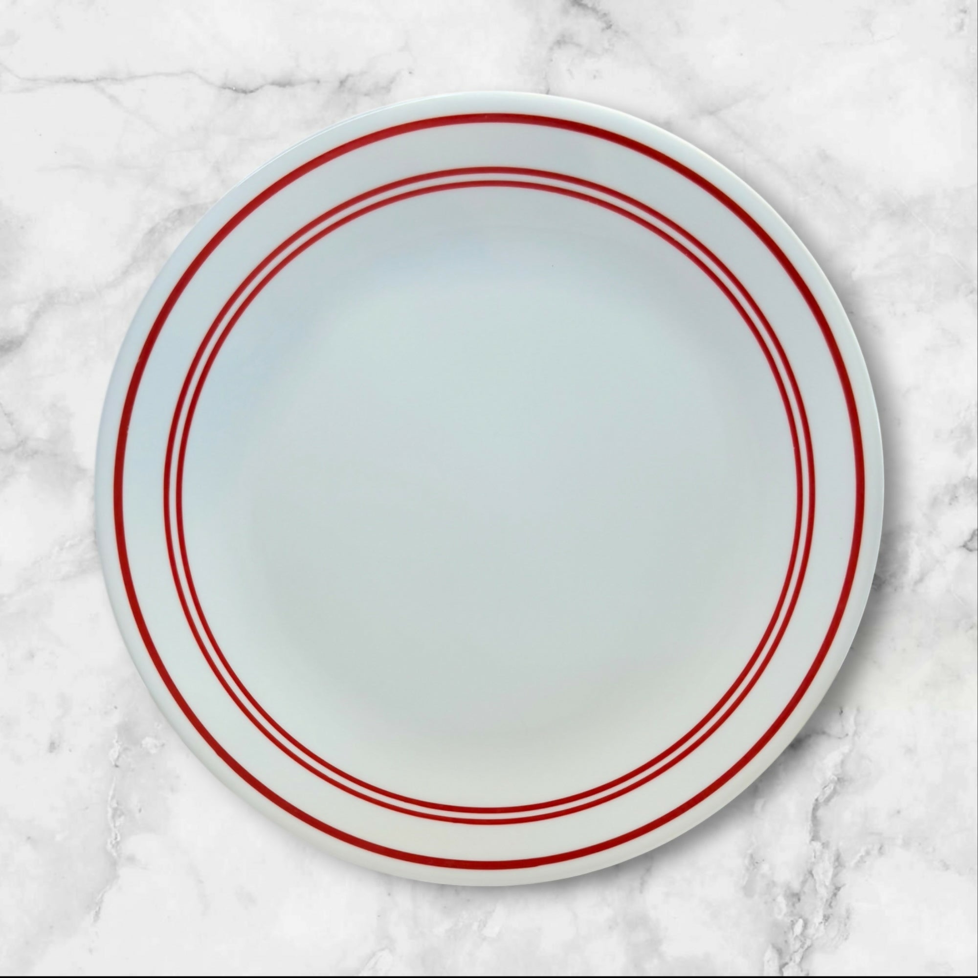 Corelle Classic Cafe Red Dinner Plates | Set of 4 | Excellent Condition