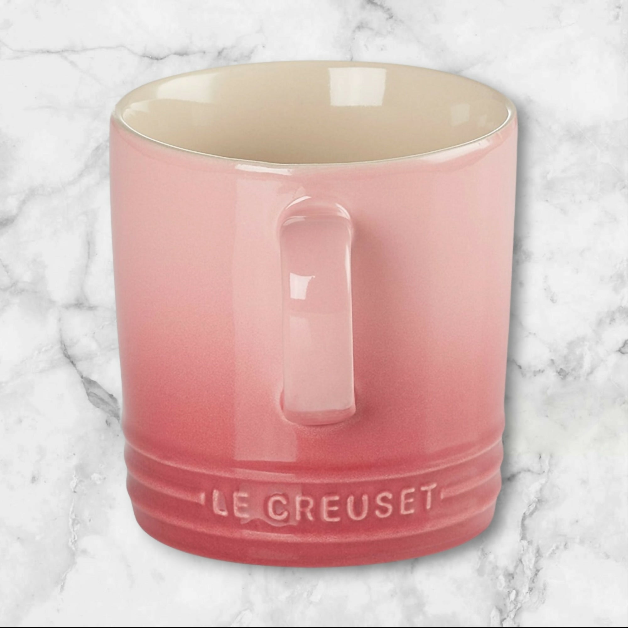 Le Creuset Stoneware Coffee Mug 12 oz Ombre Pink | Single | Excellent Condition