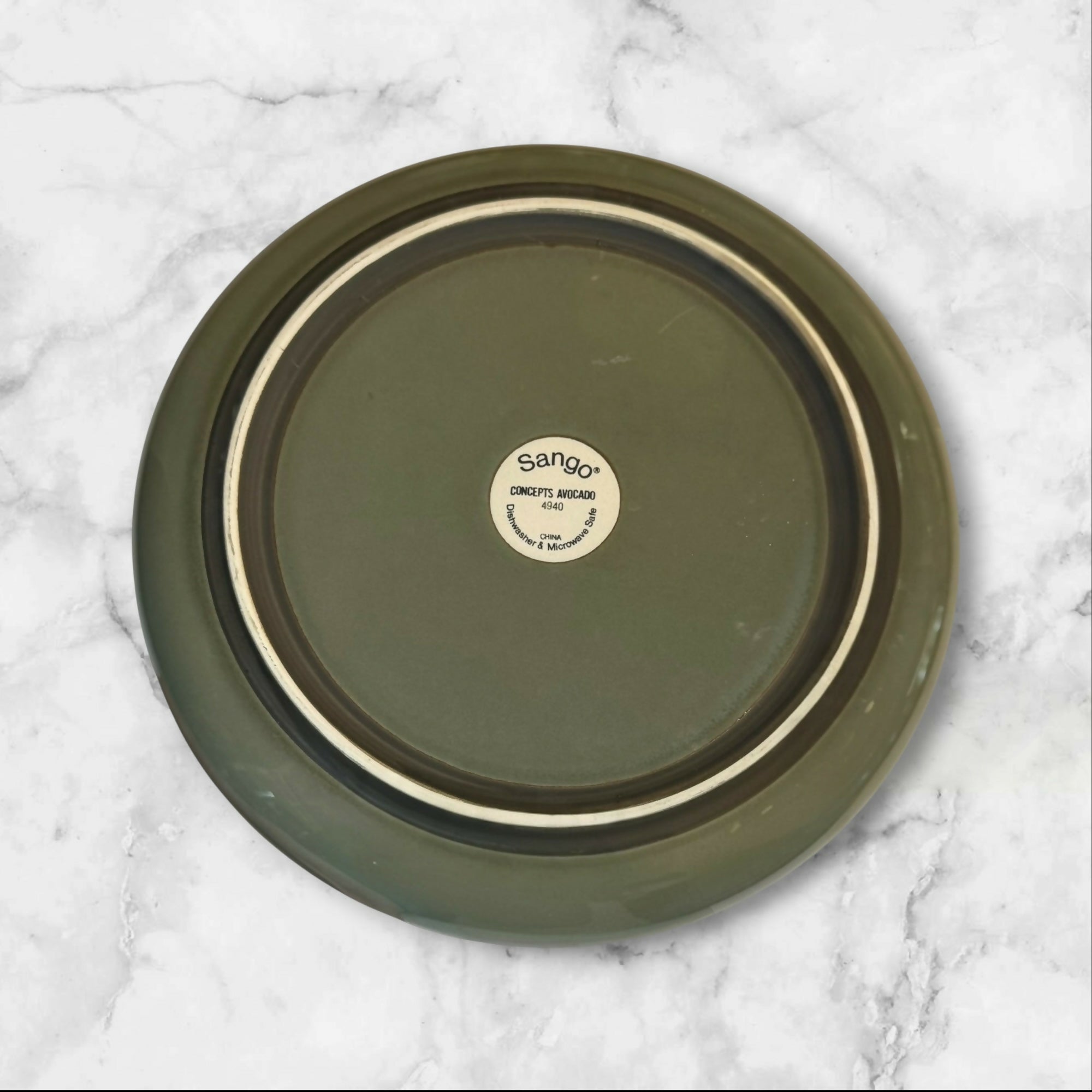 Sango Concepts Avocado Dinner Plates | Set of 3 | Good Condition