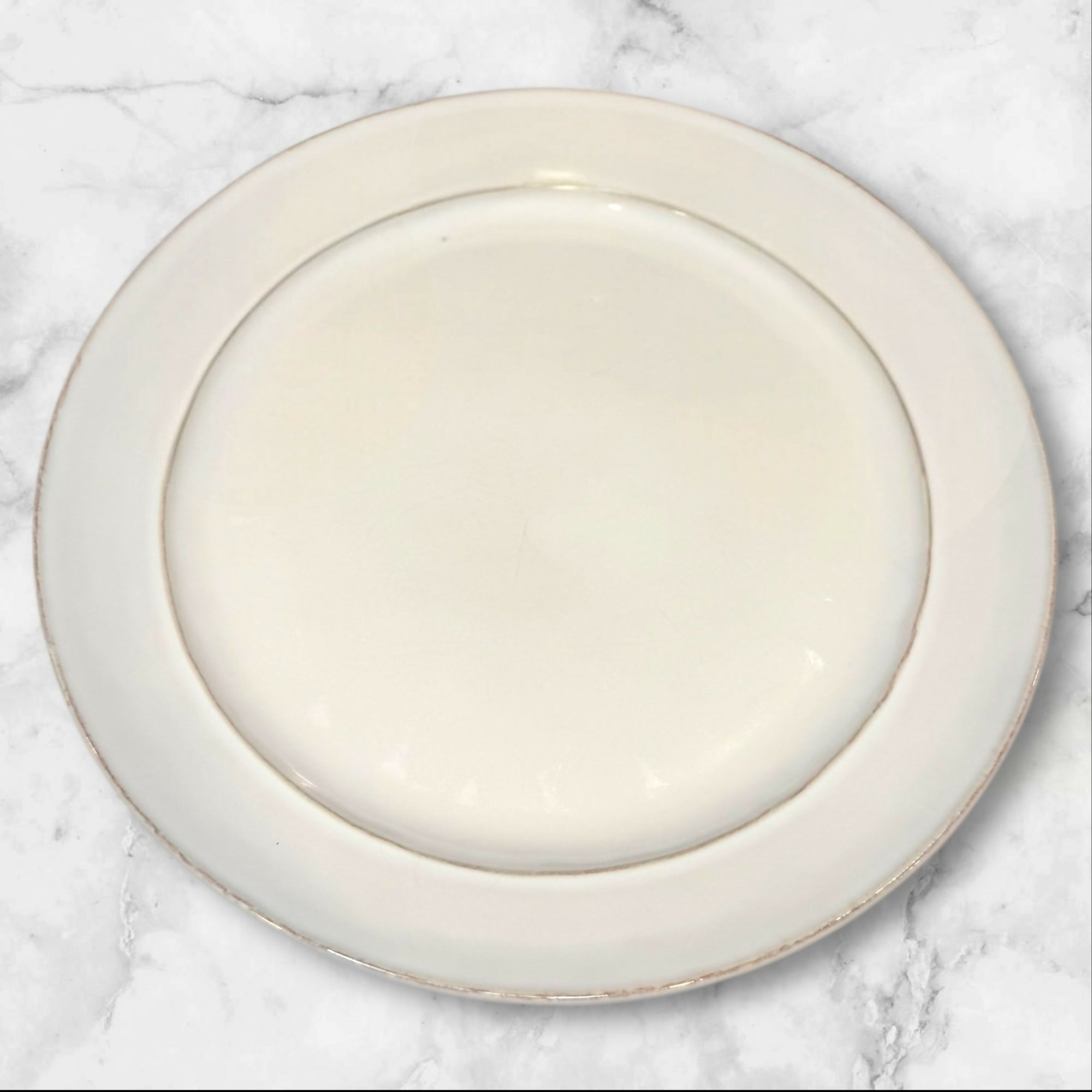 Pottery Barn Cambria White Dinner Plates | Set of 4 | Great Condition