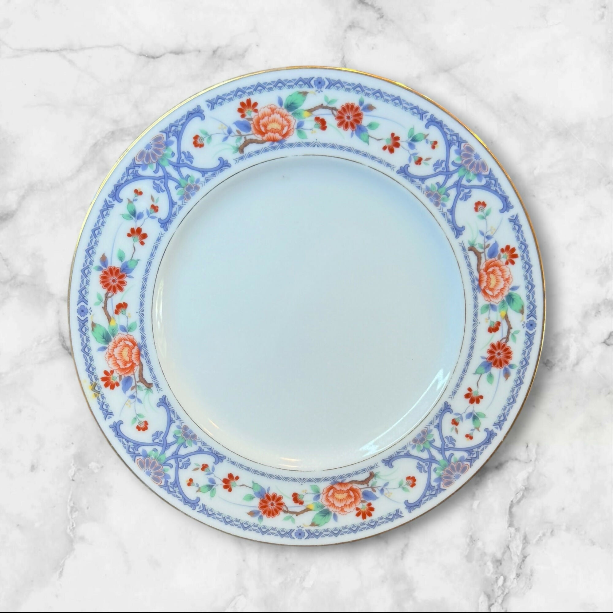 Noritake Romaine Salad Plates Set of 3 Floral China | Gently Used