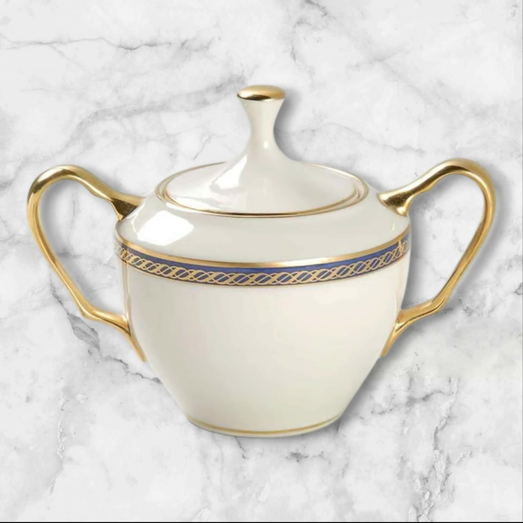 Lenox Hamilton Tea Service Pieces 4 Pc Set | Cup Saucer Sugar Bowl Excellent