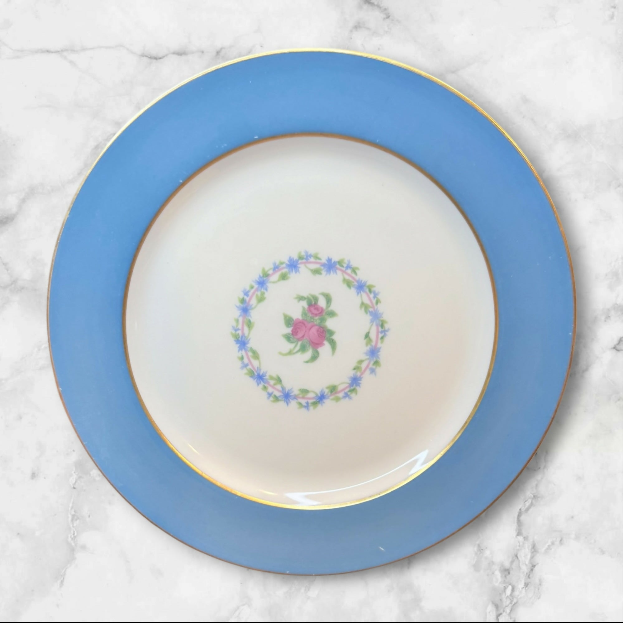 Lenox Washington Turquoise Smooth Luncheon Plates Set of 6 | Excellent Condition