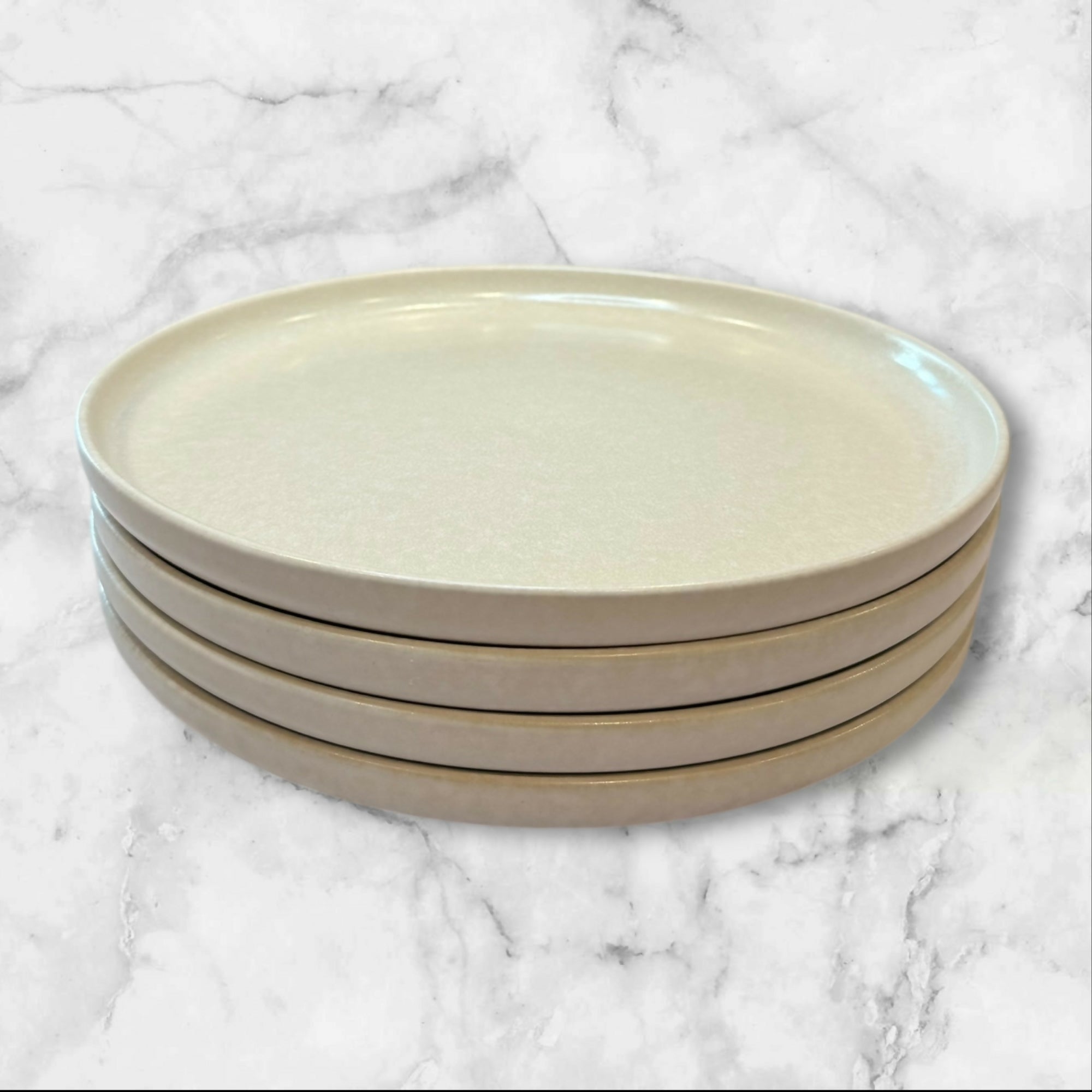 Famiware Neutral Salad Plates | Set of 4 | Excellent Condition