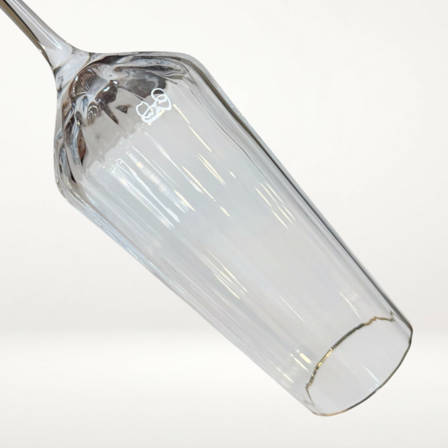 Gold Rim Champagne Flutes Crystal Stemware | Set of 4 | Excellent Condition