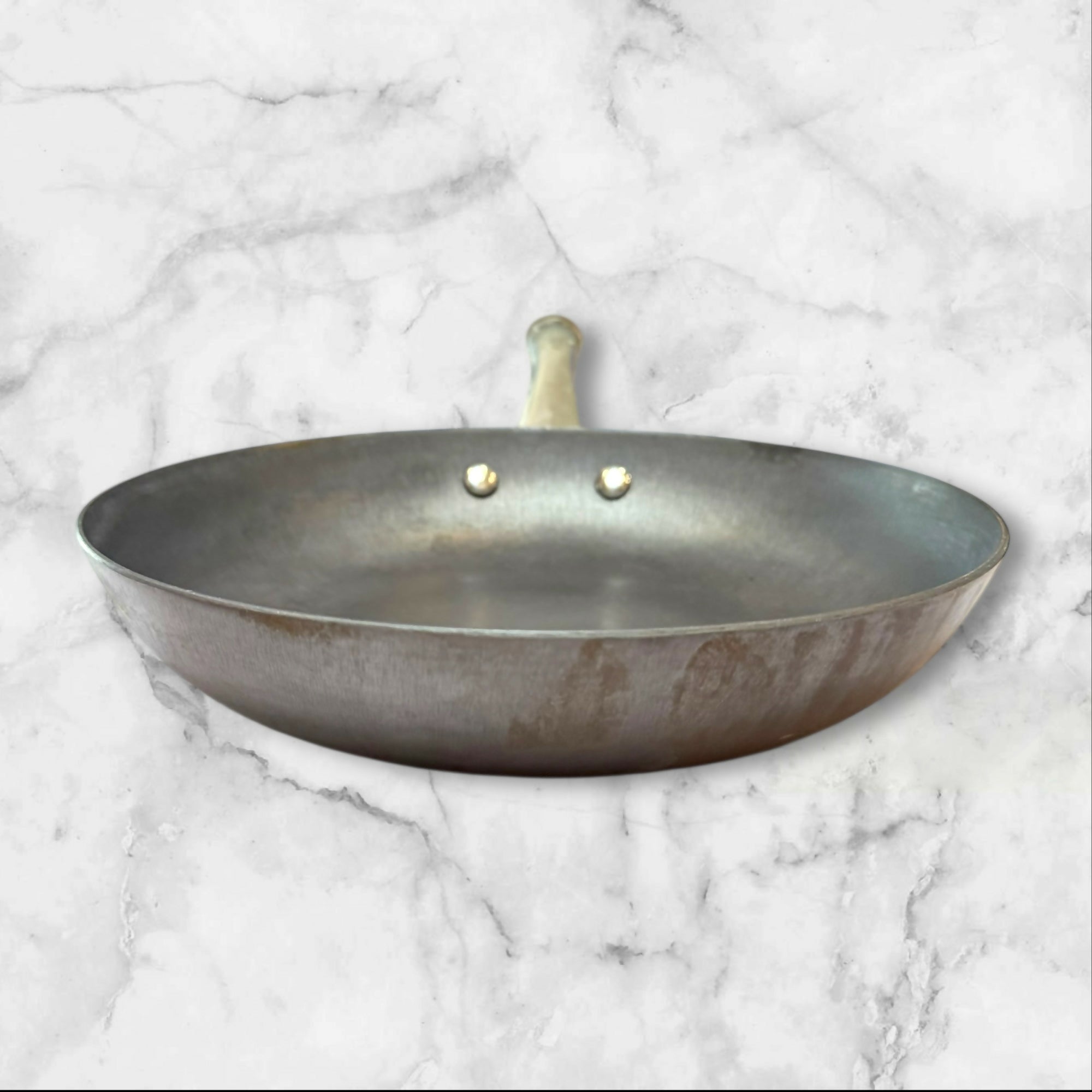 Brandani Hard Nitriding 10.3” Cast Iron Fry Pan | Good Condition | Steel Handle