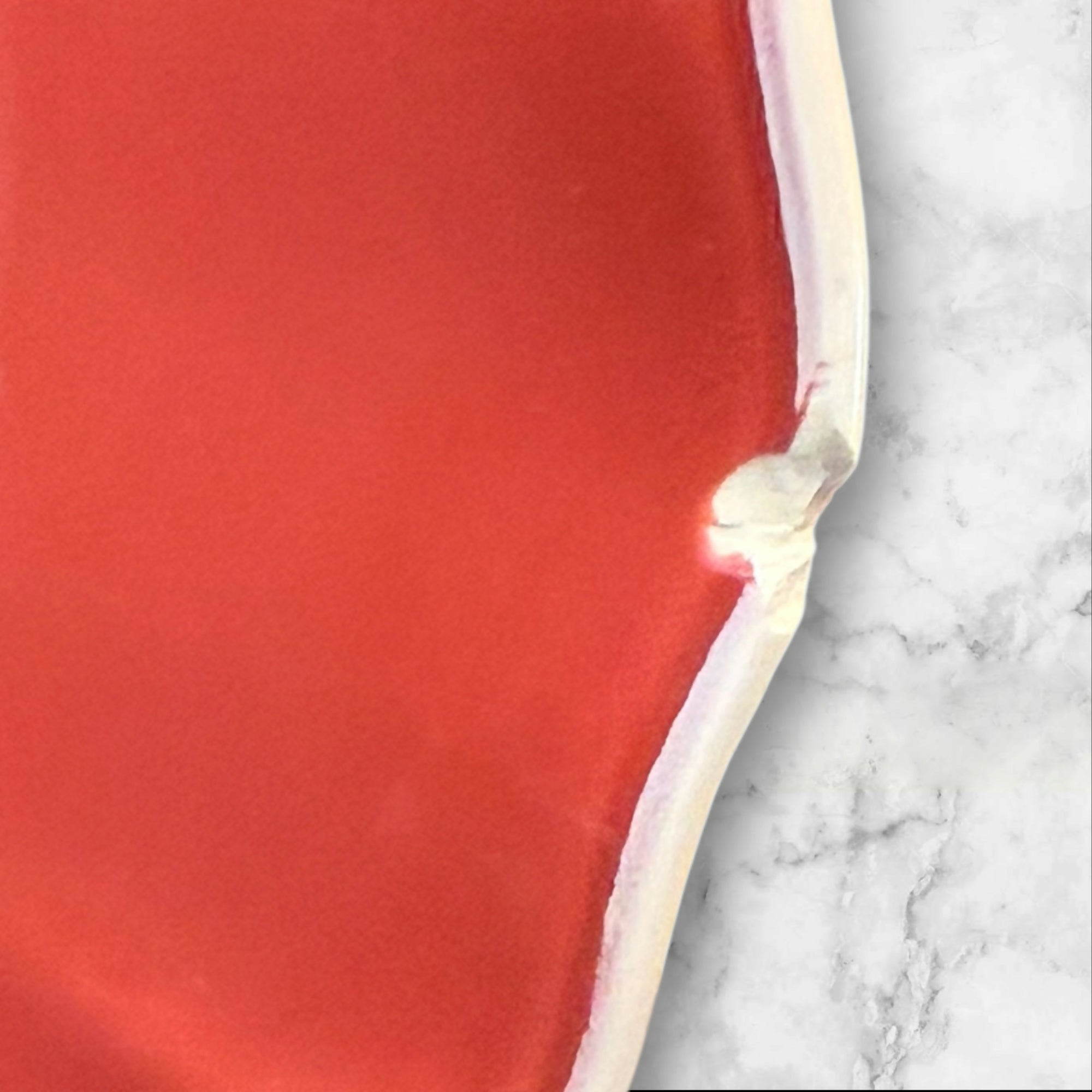 Williams Sonoma Maroon Scalloped Dinner Plates Set of 4 Gently Used