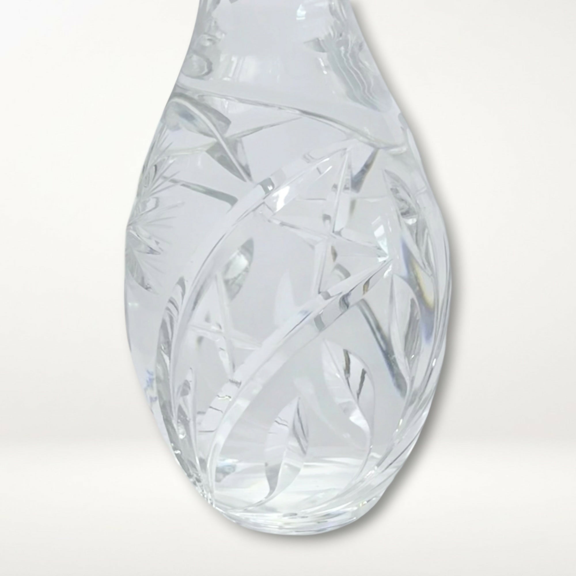 Vintage Cut Crystal Decanter w/ Stopper | Elegant Barware | Great Condition