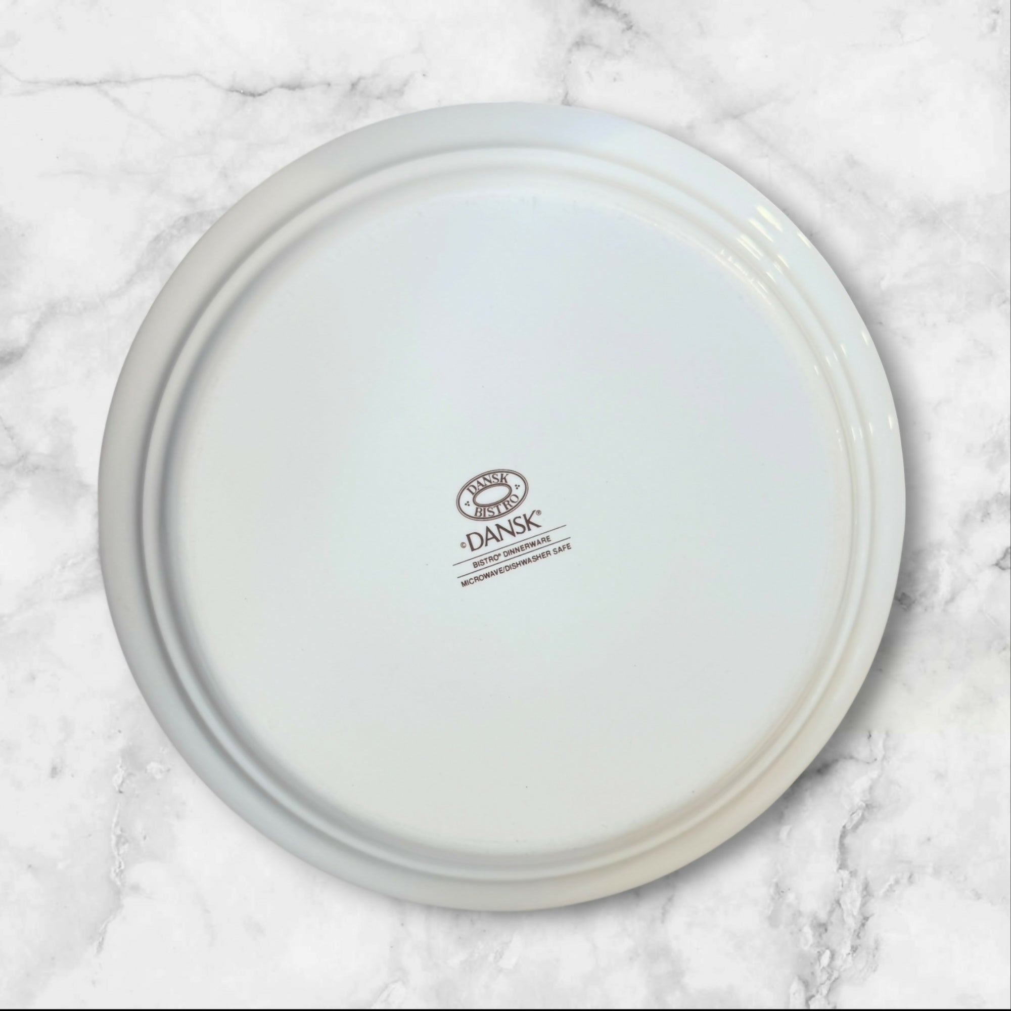 Dansk Bistro Blue Rim Salad Plates Set of 5 | Gently Used Excellent Condition