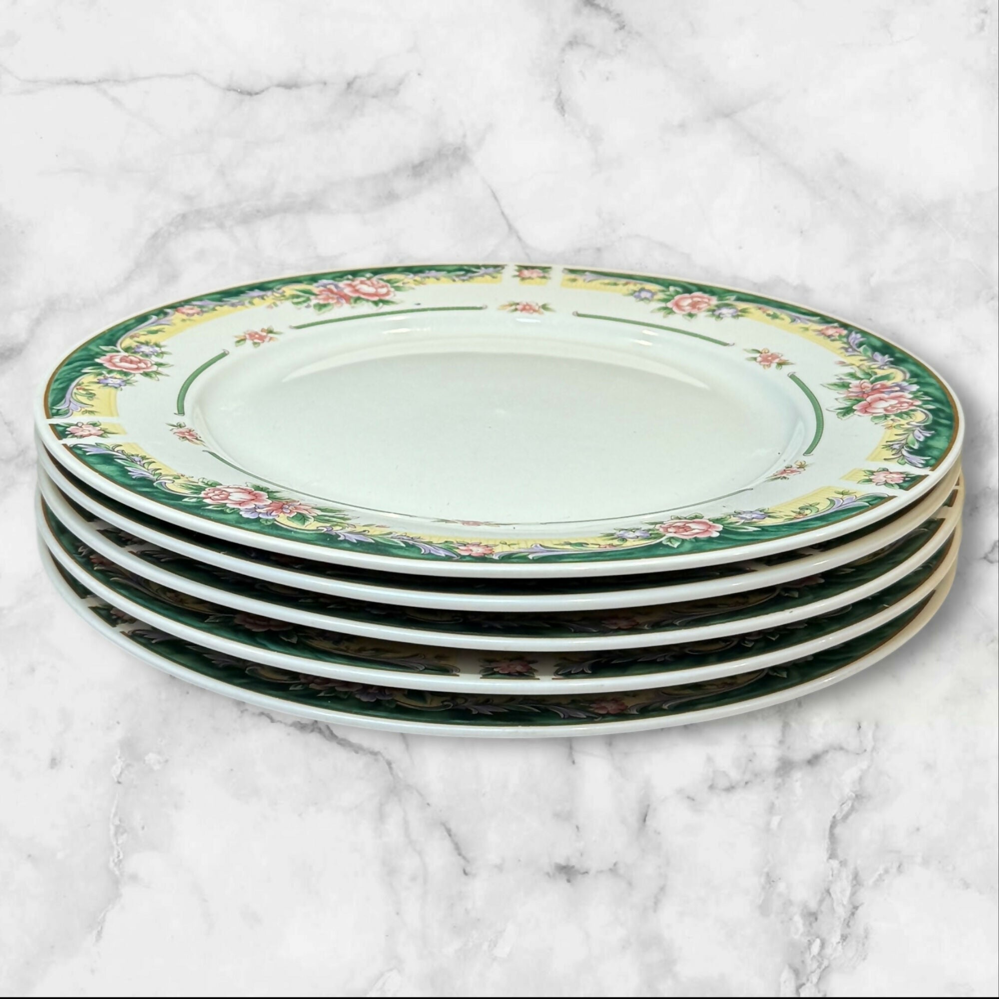 Excel Legend Fine China Dinner Plates | Set of 5 | Great Condition