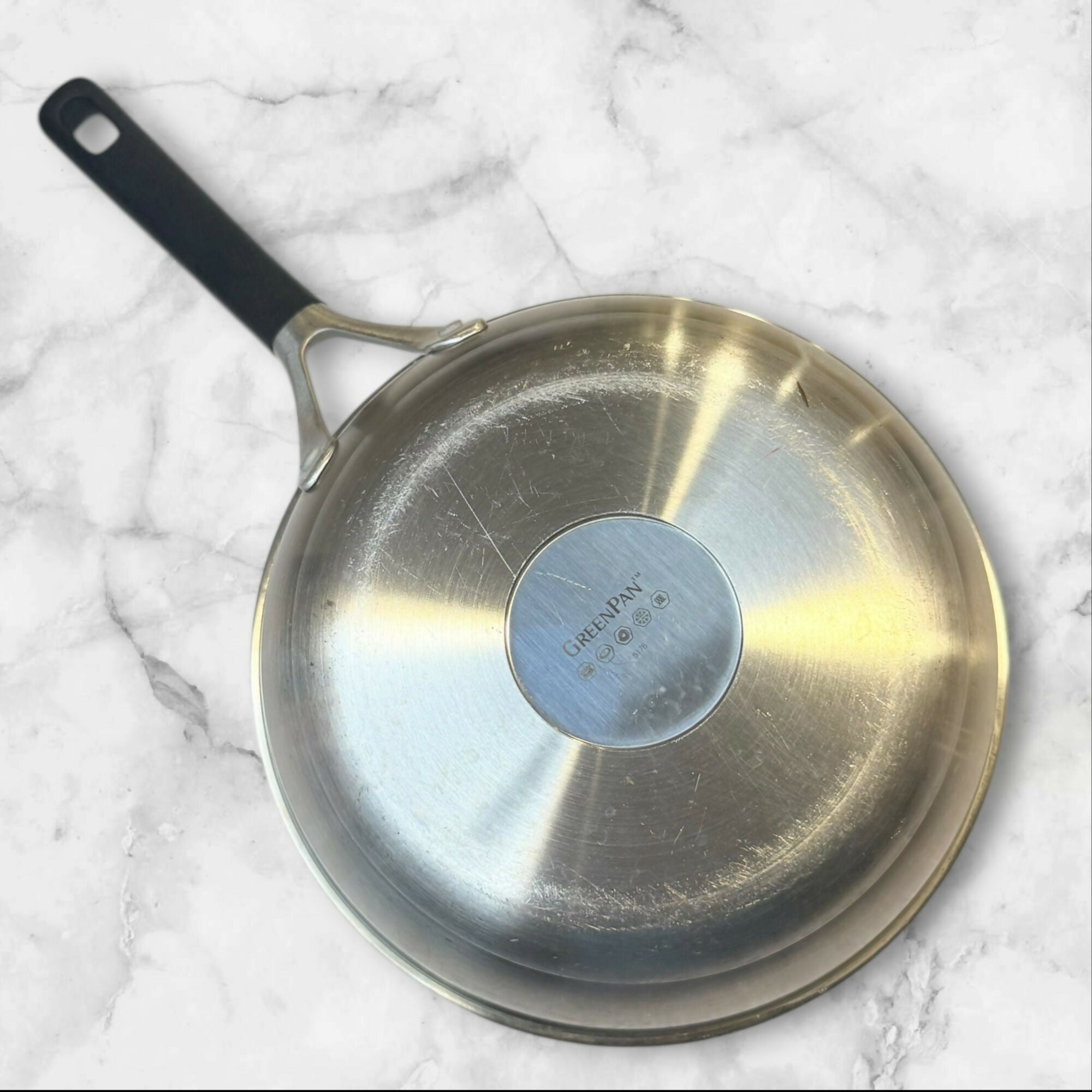 GreenPan Premiere Nonstick Fry Pan | Stainless Base | 8.5 Inch | Good