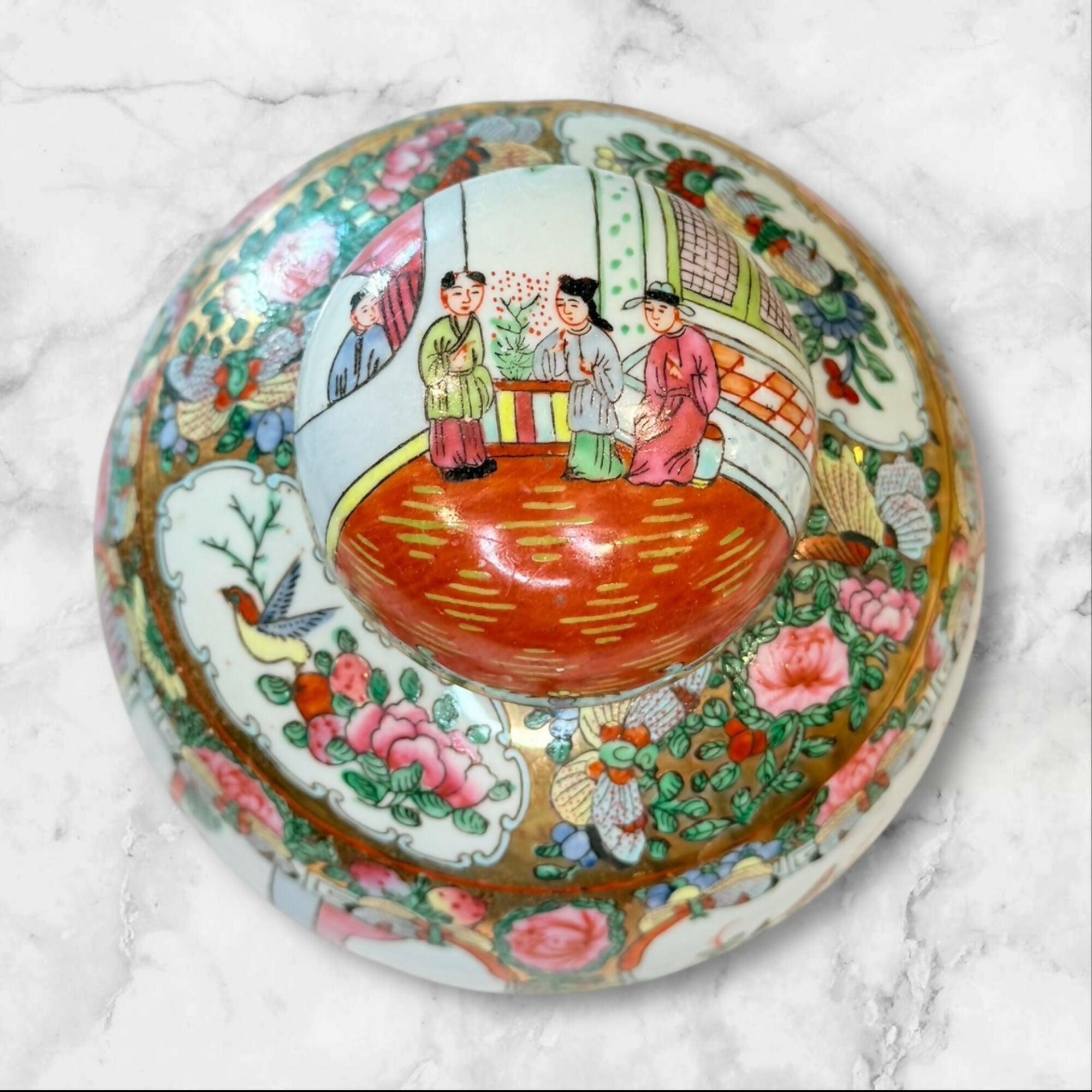 Smithsonian Oriental Export Porcelain Ginger Jar | Museum Reproduction | Excellent Condition