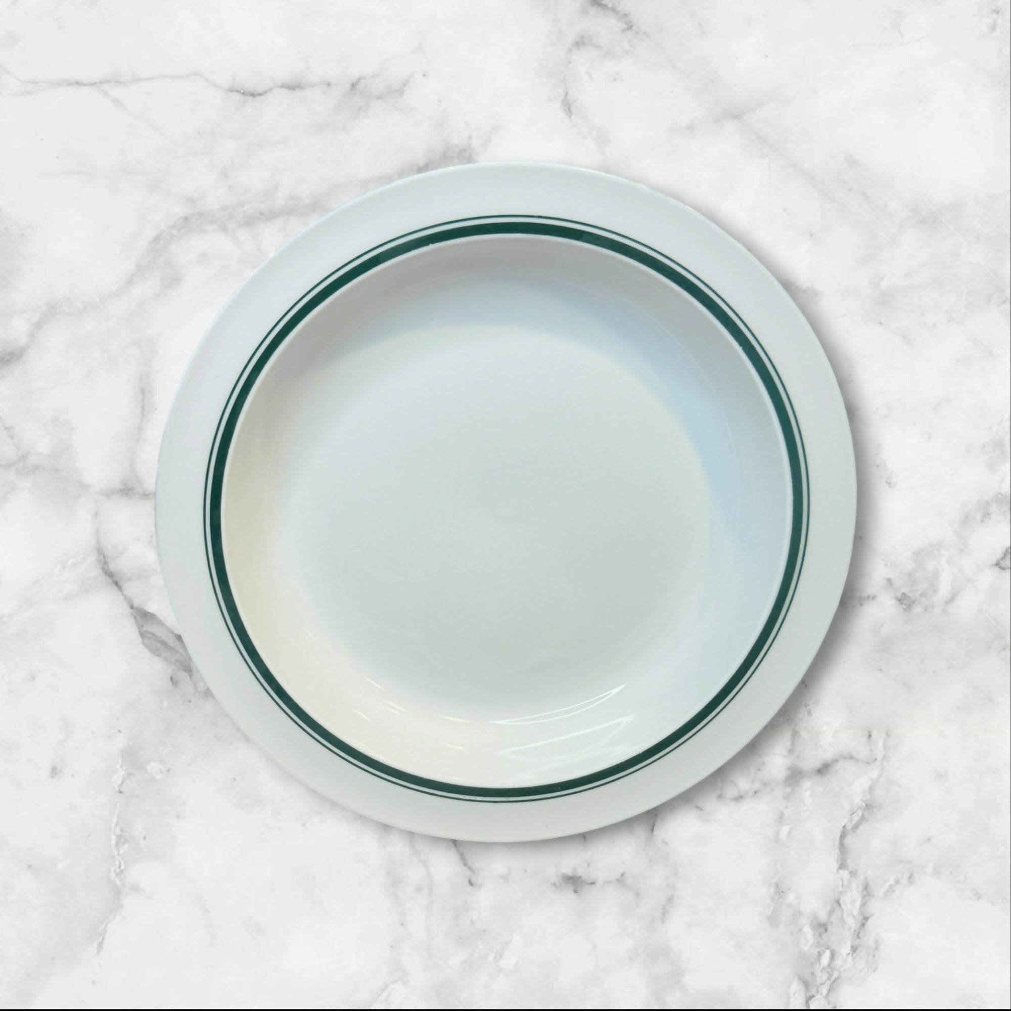 Dansk Christianshavn Green Rim Soup Bowl | Single | Excellent Condition