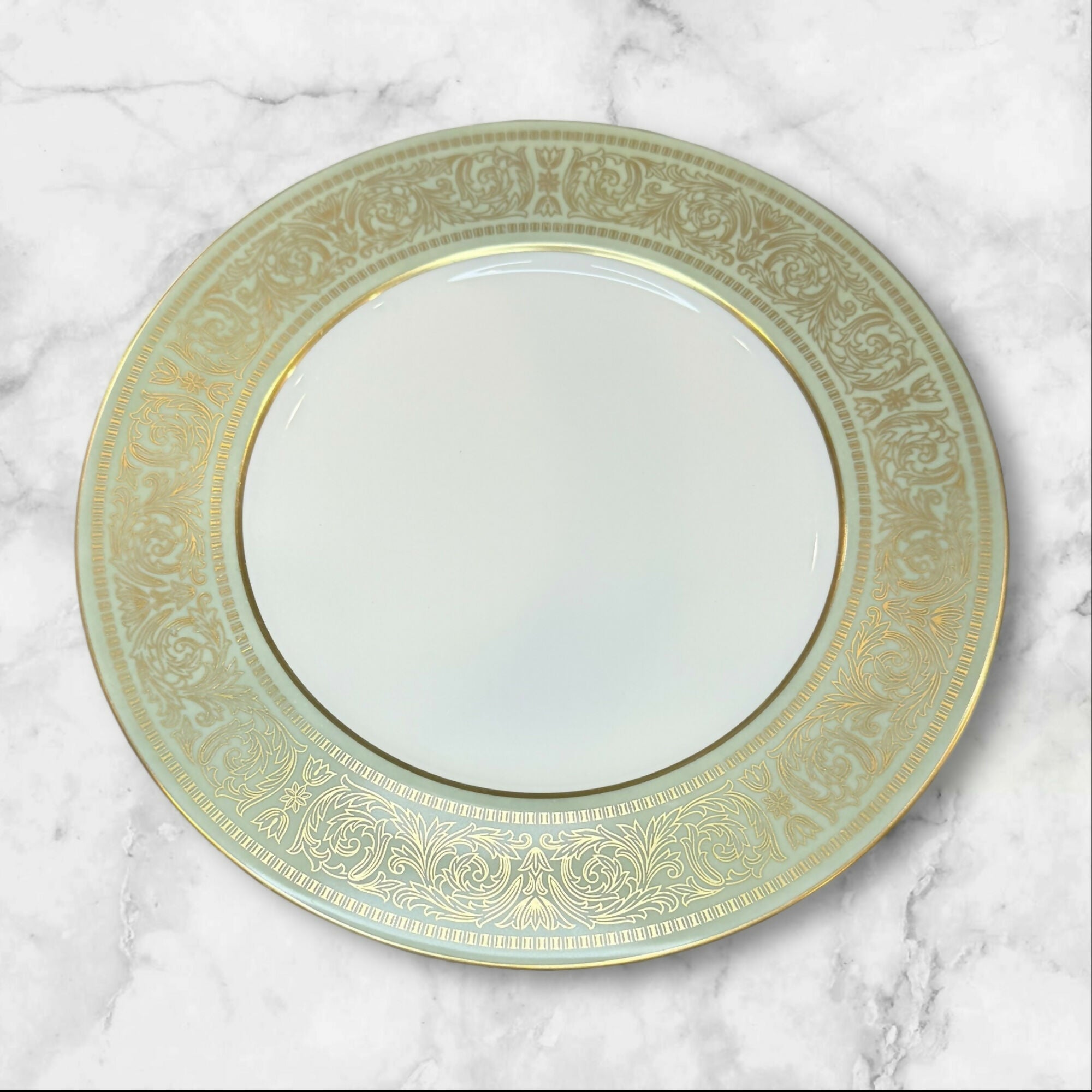 Mikasa Rosemont Bone China Dinner Plates | Set of 4 | Excellent Condition