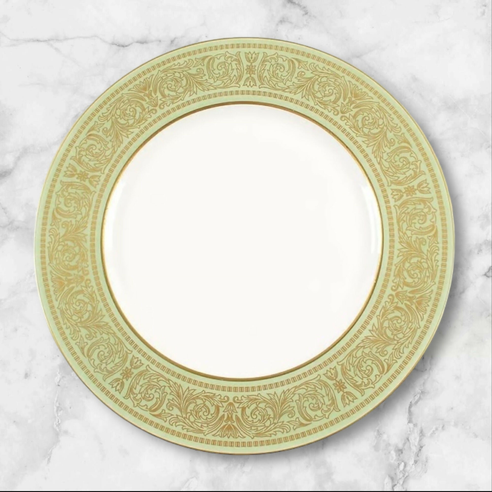 Mikasa Rosemont Bone China Dinner Plates | Set of 4 | Excellent Condition